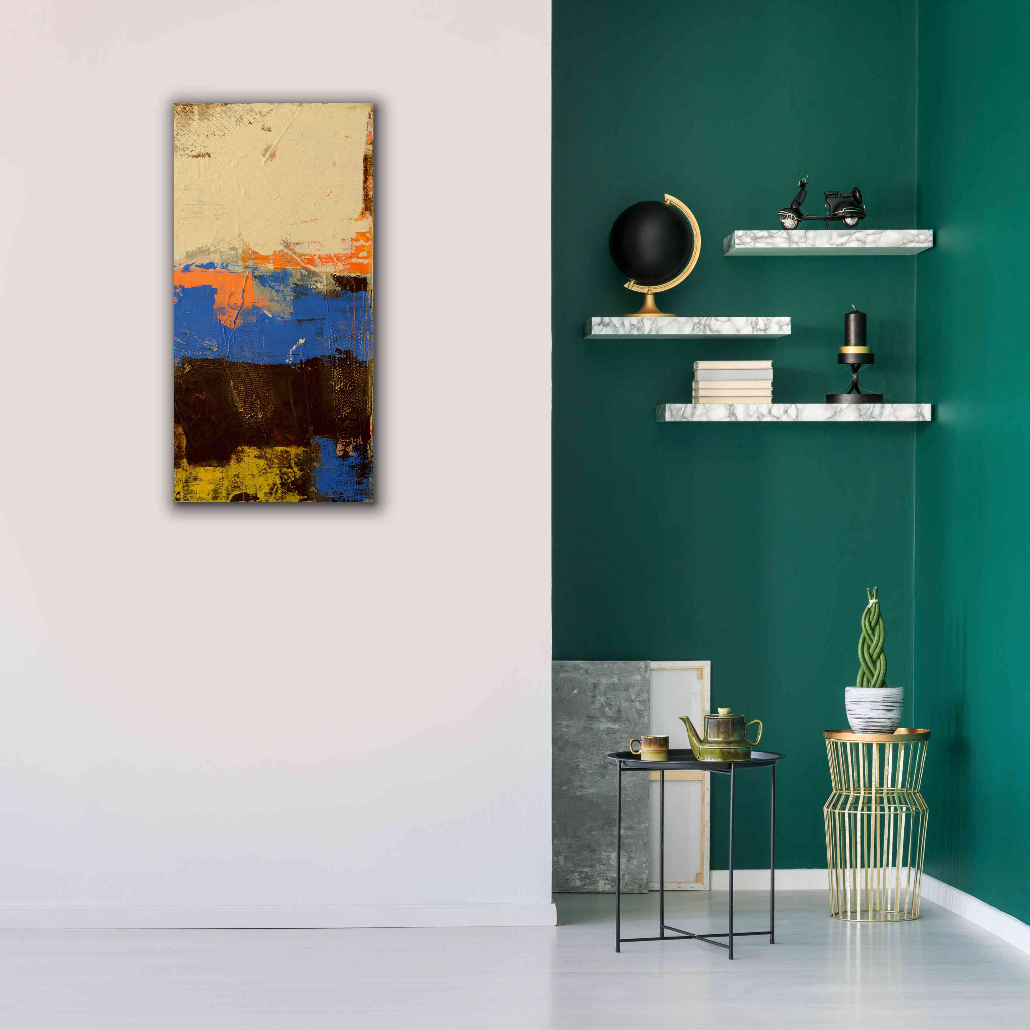 'Urban District II' by Erin Ashley, Giclee Canvas Wall Art,20 x 40