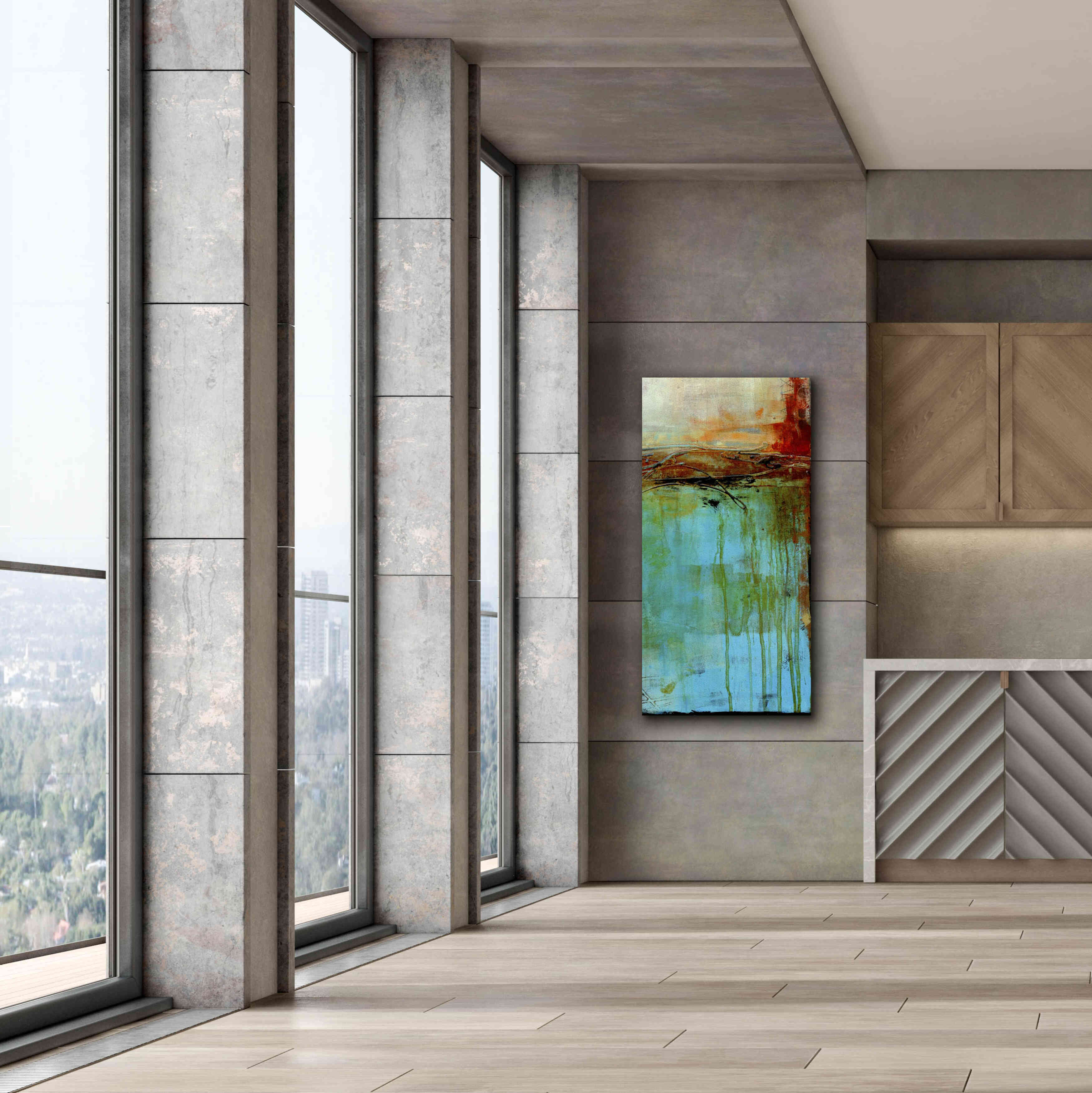 'Urban East III' by Erin Ashley, Giclee Canvas Wall Art,30 x 60
