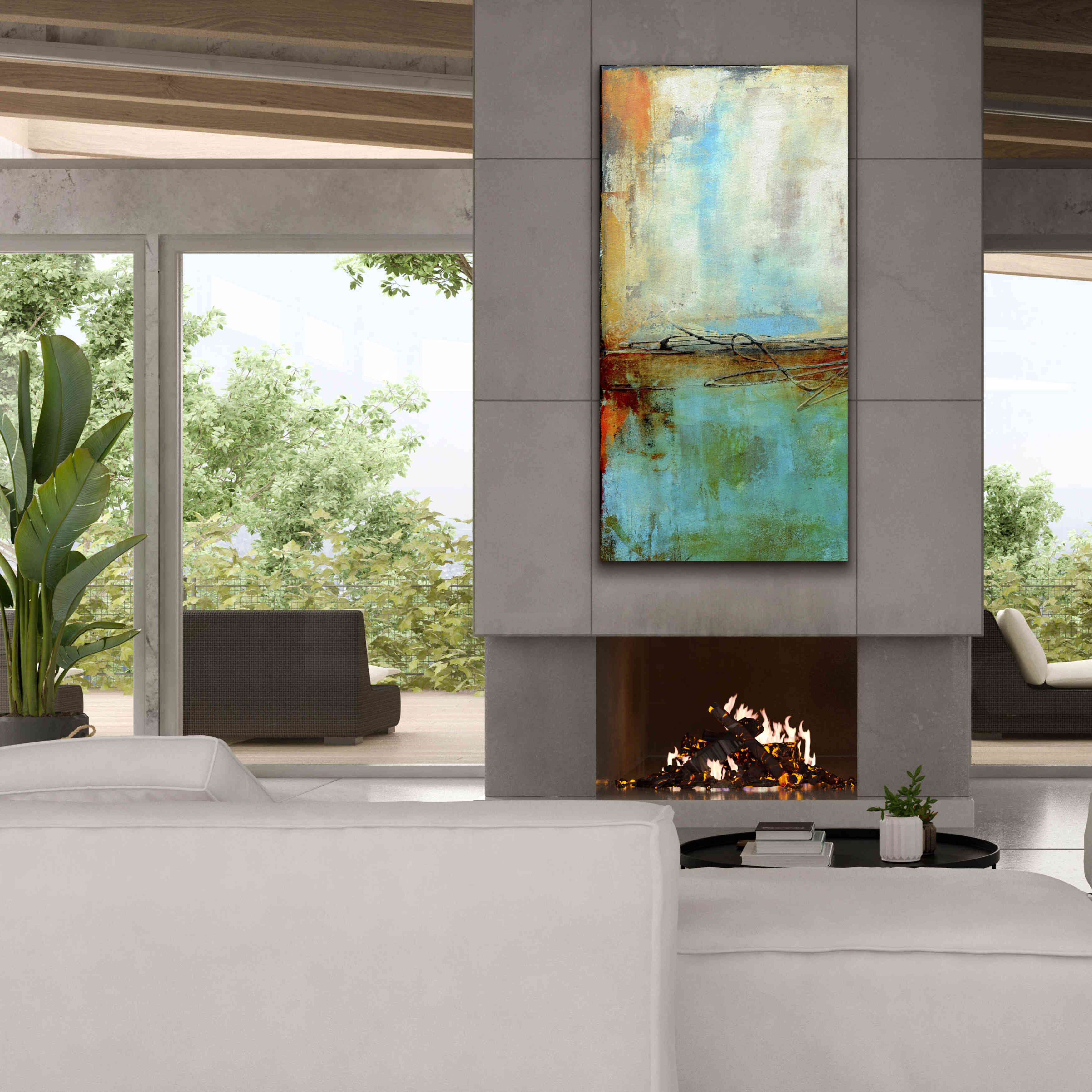 'Urban East IV' by Erin Ashley, Giclee Canvas Wall Art,30 x 60