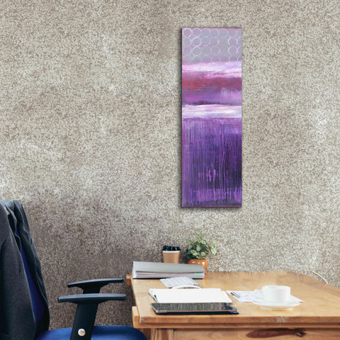 Image of 'Purple Rain I' by Erin Ashley, Giclee Canvas Wall Art,12 x 36