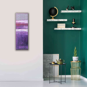 'Purple Rain I' by Erin Ashley, Giclee Canvas Wall Art,12 x 36