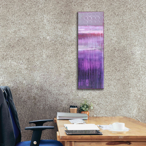 Image of 'Purple Rain II' by Erin Ashley, Giclee Canvas Wall Art,12 x 36