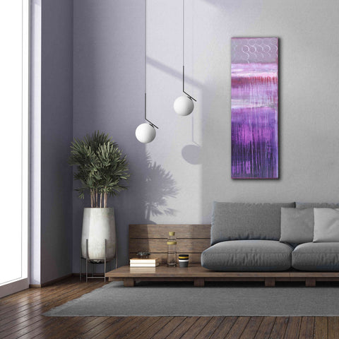 Image of 'Purple Rain II' by Erin Ashley, Giclee Canvas Wall Art,20 x 60