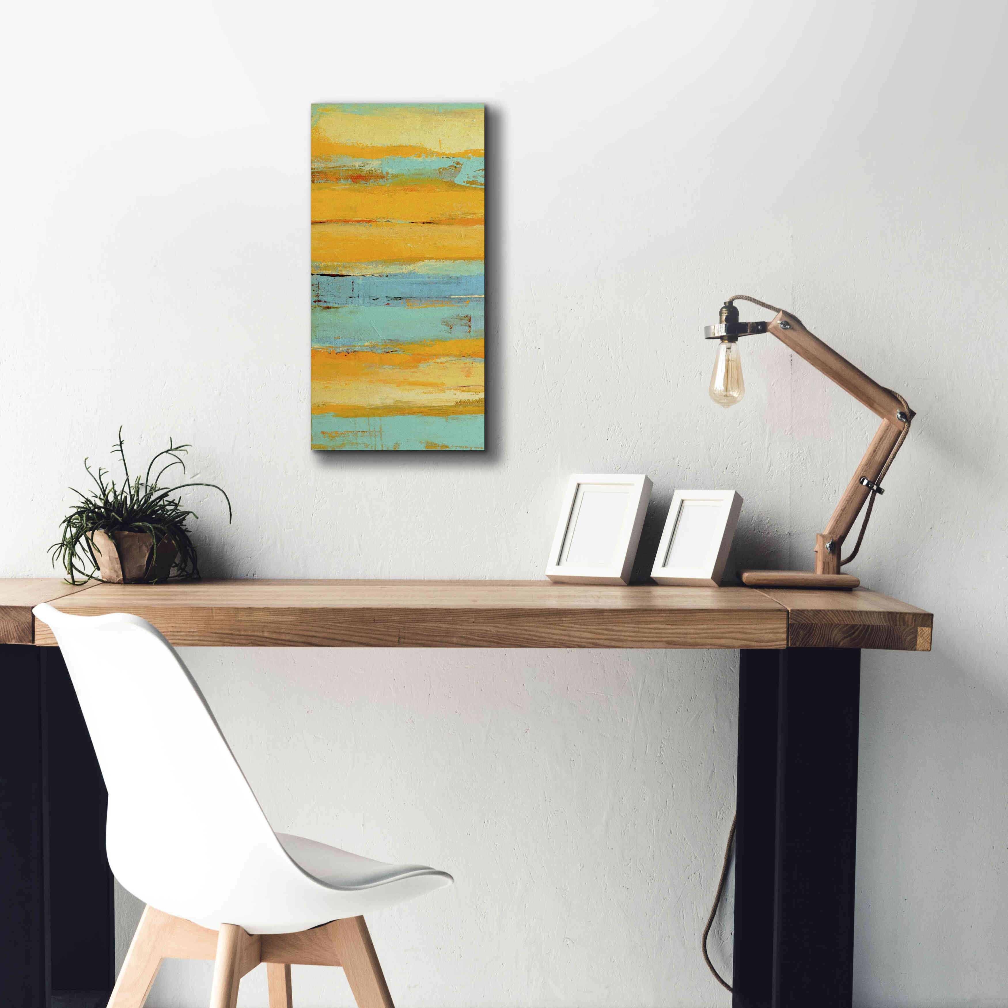'Caribbean Sunrise I' by Erin Ashley, Giclee Canvas Wall Art,12 x 24