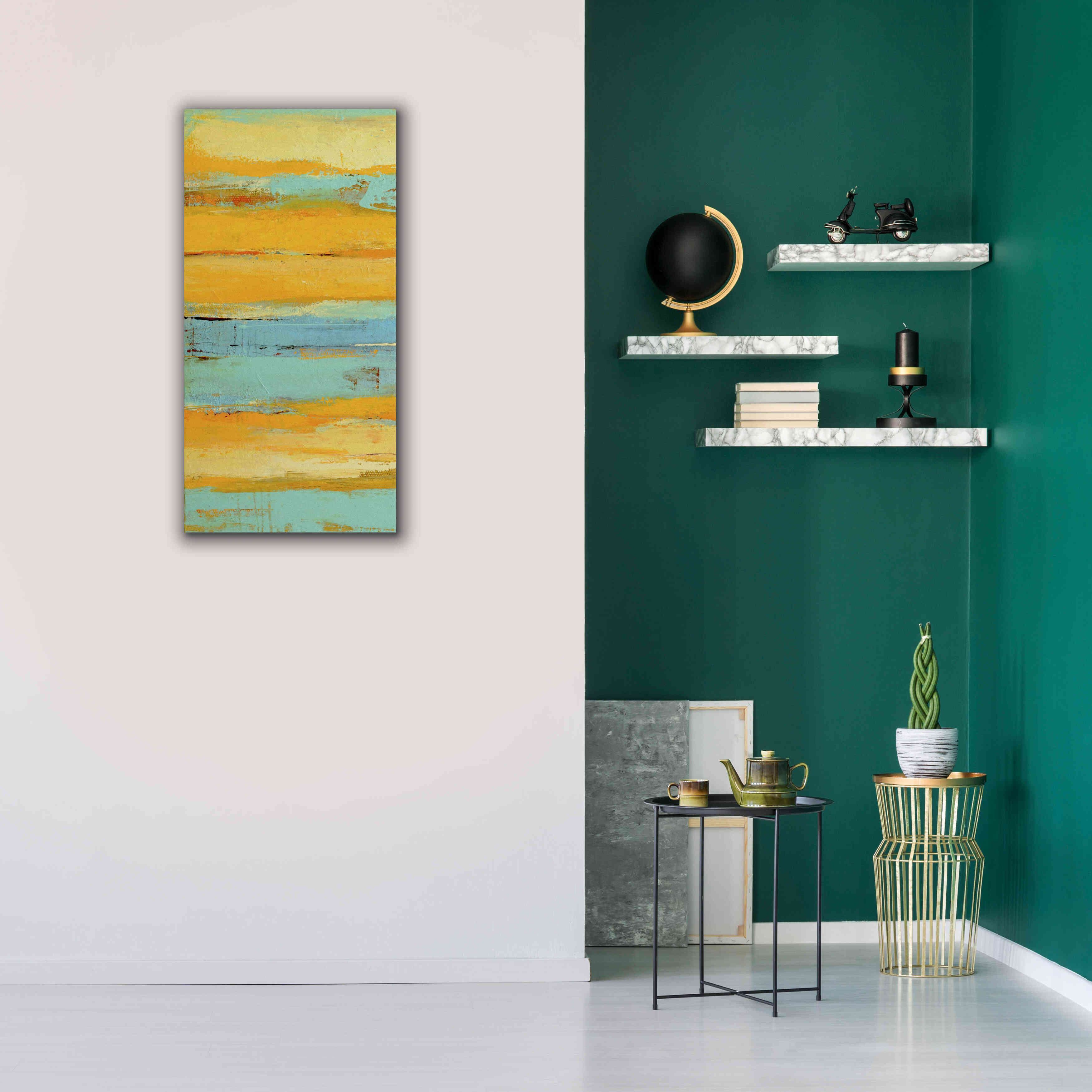 'Caribbean Sunrise I' by Erin Ashley, Giclee Canvas Wall Art,20 x 40