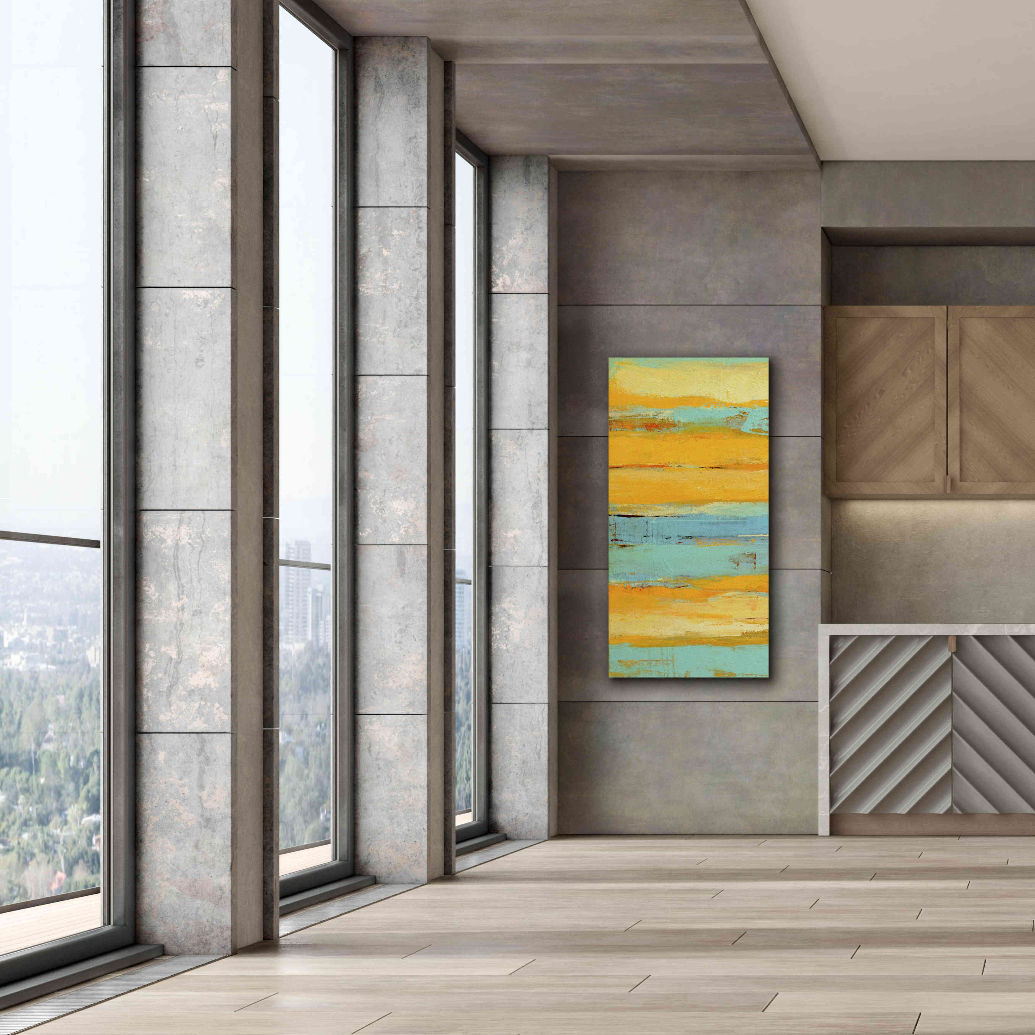 'Caribbean Sunrise I' by Erin Ashley, Giclee Canvas Wall Art,30 x 60