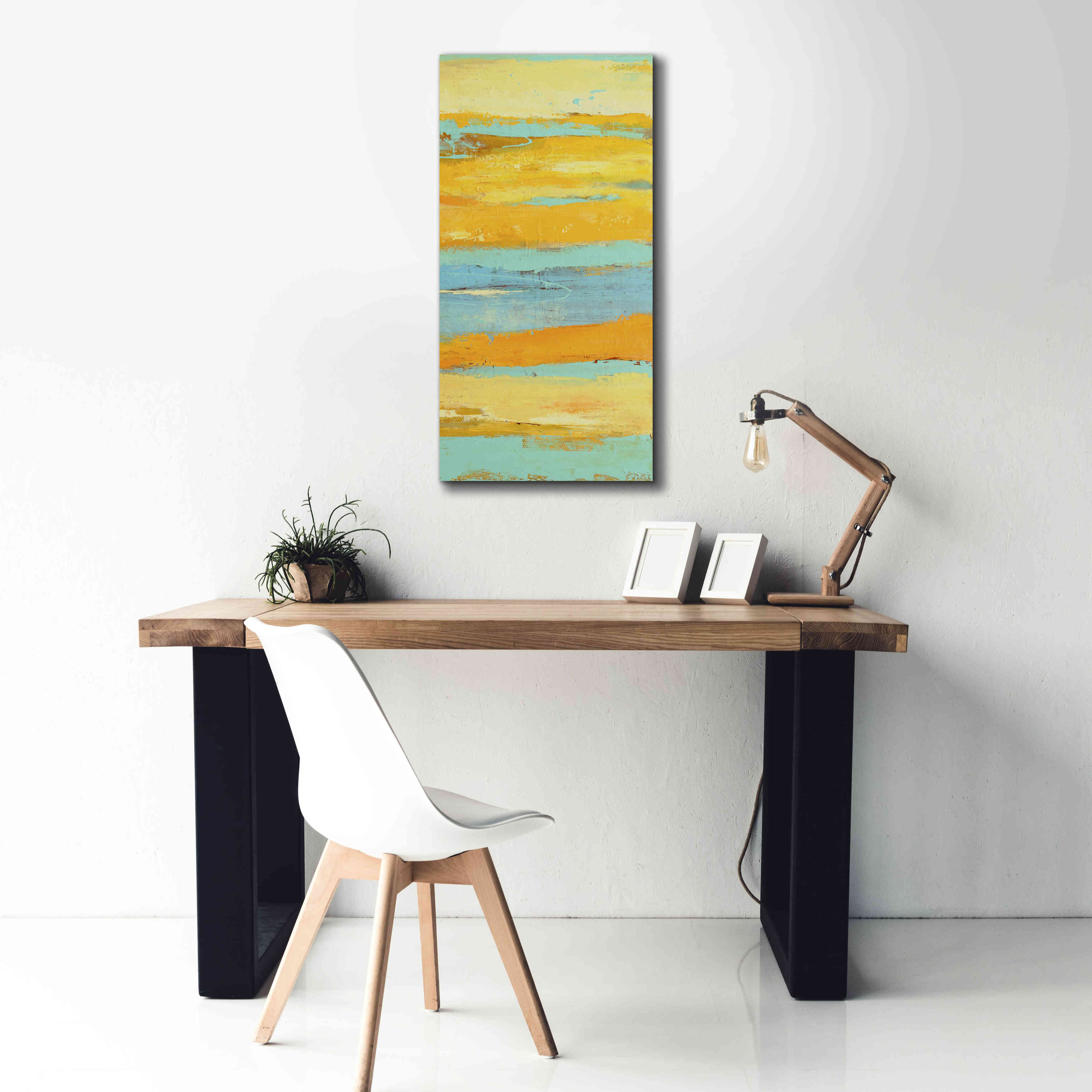 'Caribbean Sunrise II' by Erin Ashley, Giclee Canvas Wall Art,20 x 40