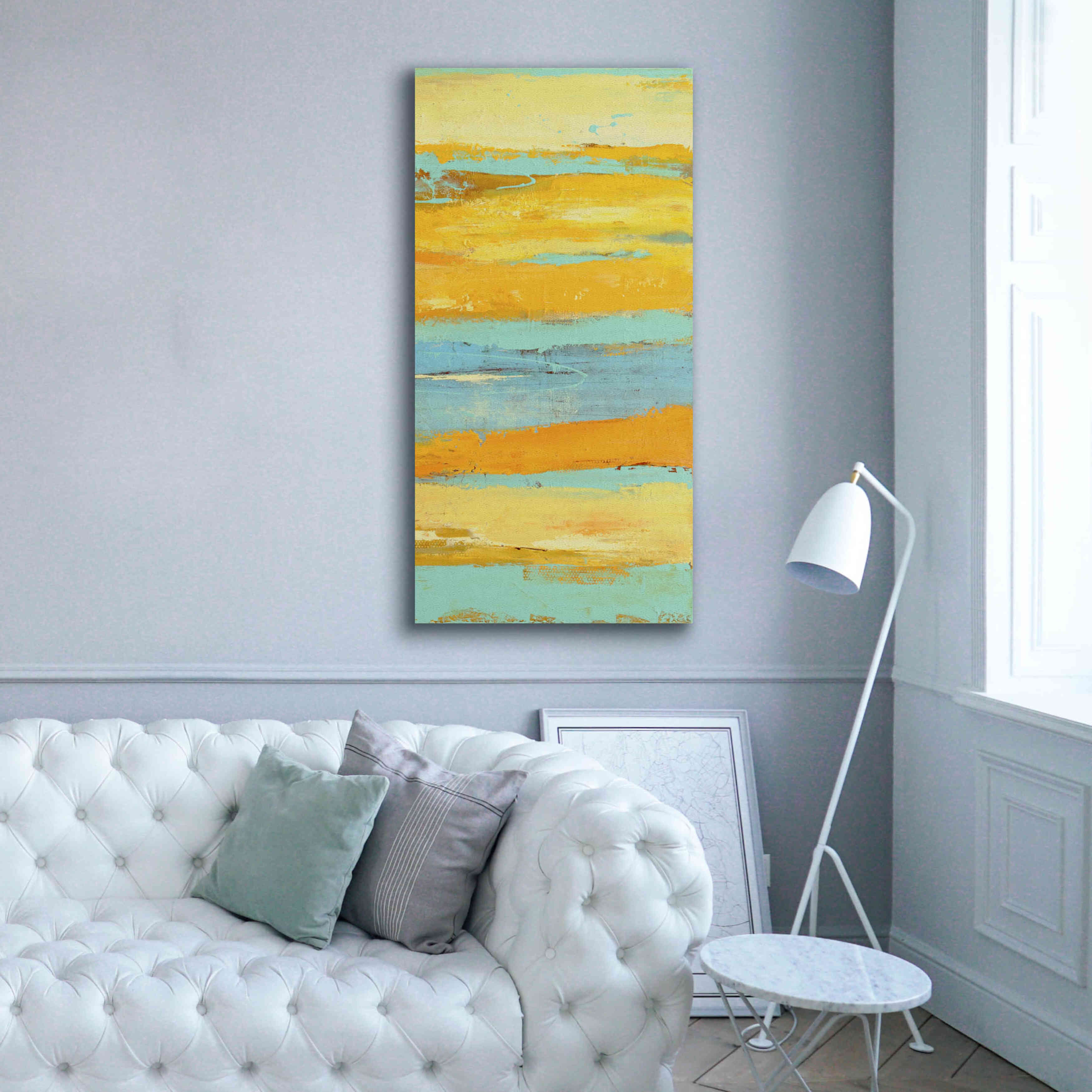'Caribbean Sunrise II' by Erin Ashley, Giclee Canvas Wall Art,30 x 60