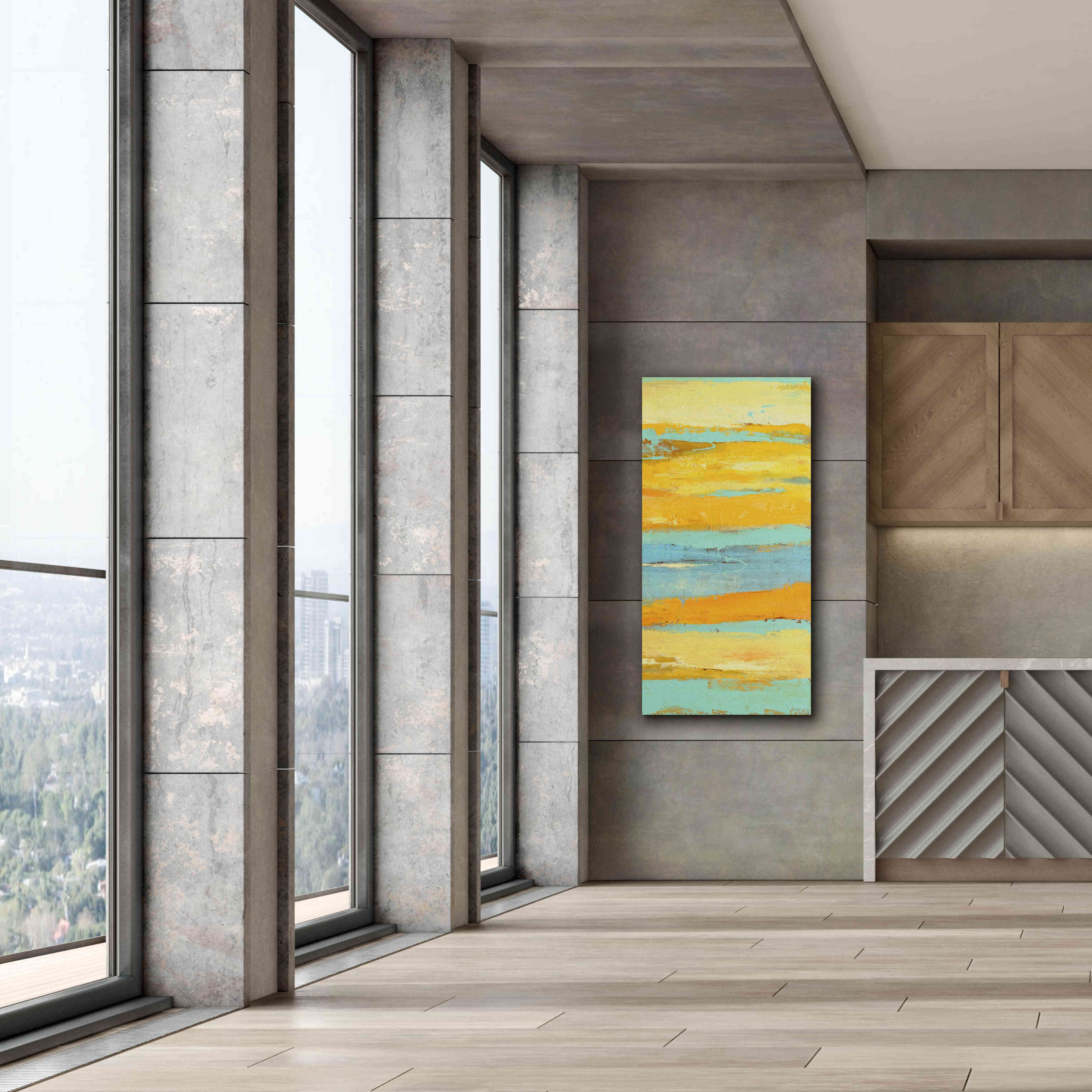 'Caribbean Sunrise II' by Erin Ashley, Giclee Canvas Wall Art,30 x 60