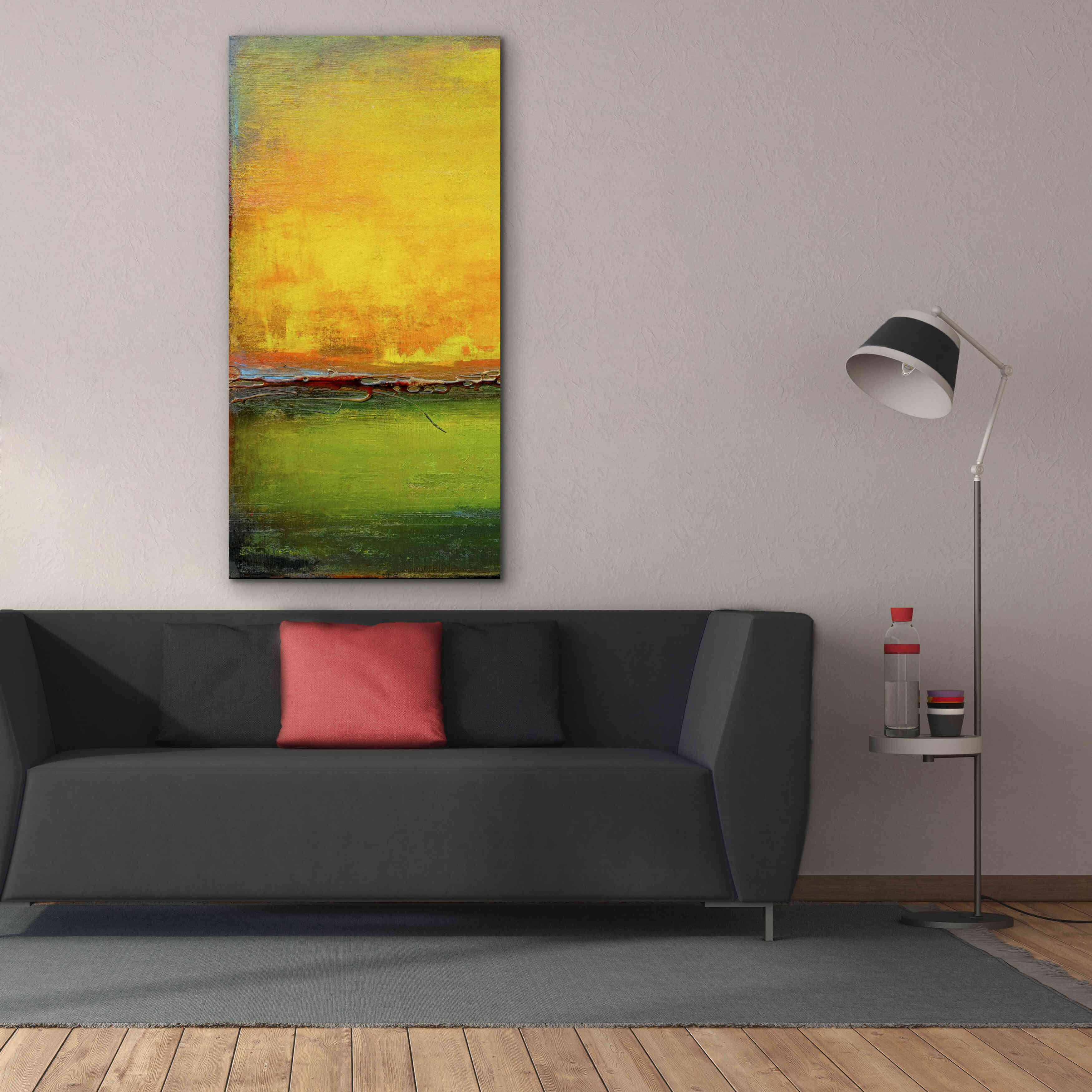'Lime Wire I' by Erin Ashley, Giclee Canvas Wall Art,30x60