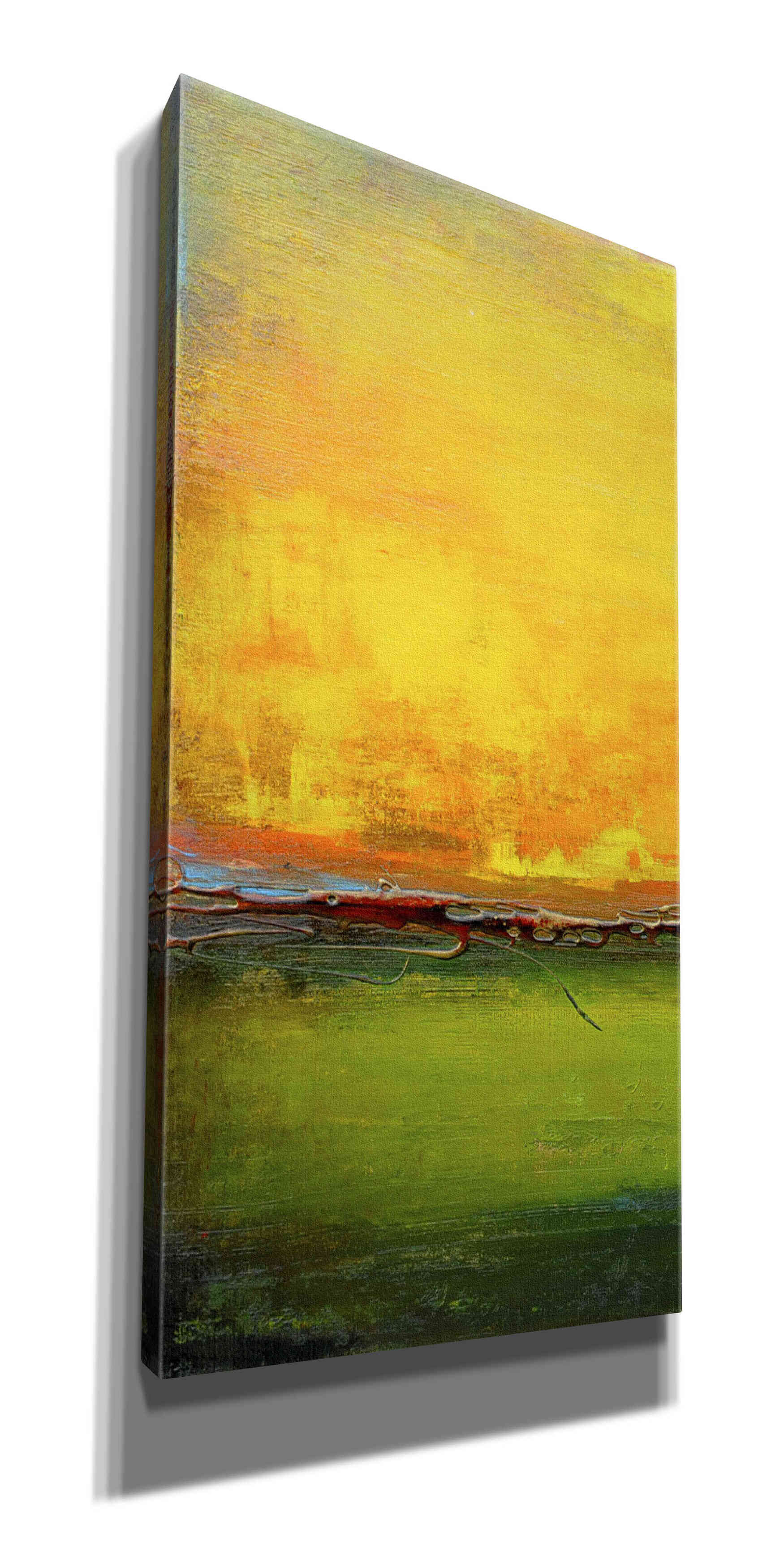 'Lime Wire I' by Erin Ashley, Giclee Canvas Wall Art