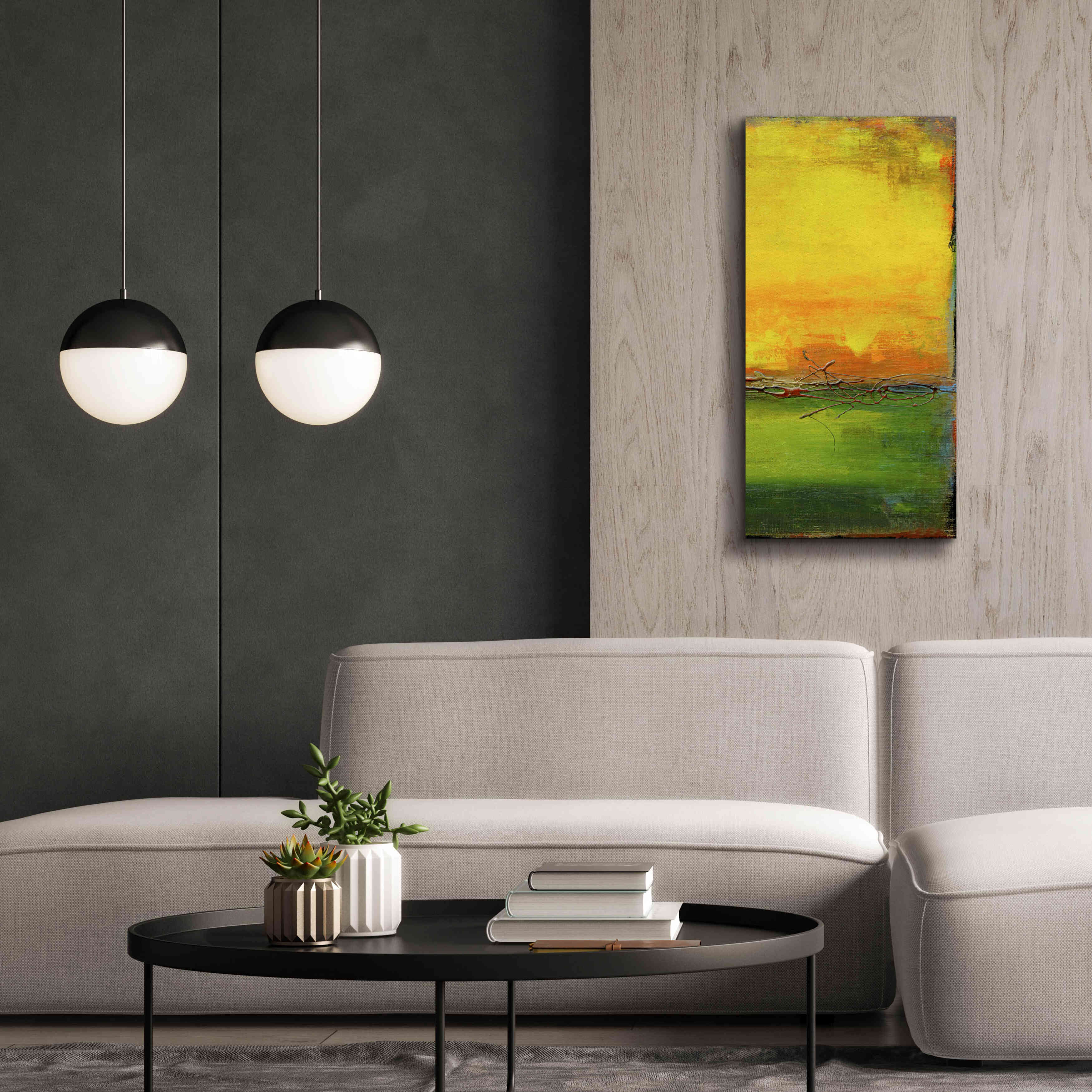 'Lime Wire II' by Erin Ashley, Giclee Canvas Wall Art,20x40