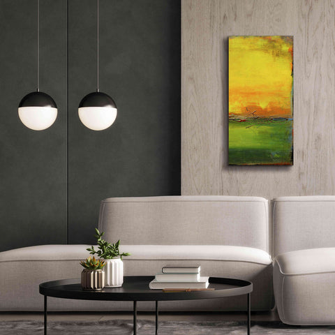 Image of 'Lime Wire II' by Erin Ashley, Giclee Canvas Wall Art,20x40