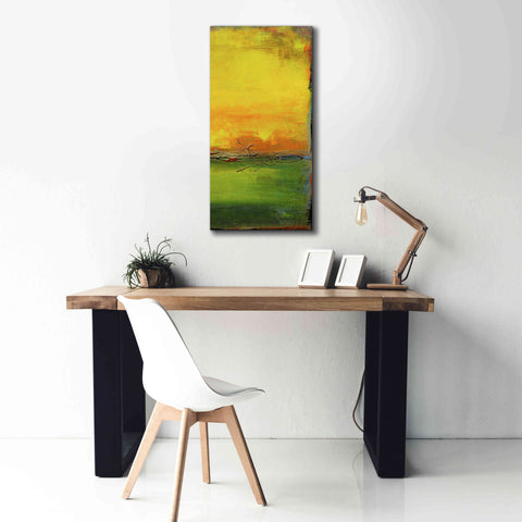 Image of 'Lime Wire II' by Erin Ashley, Giclee Canvas Wall Art,20x40