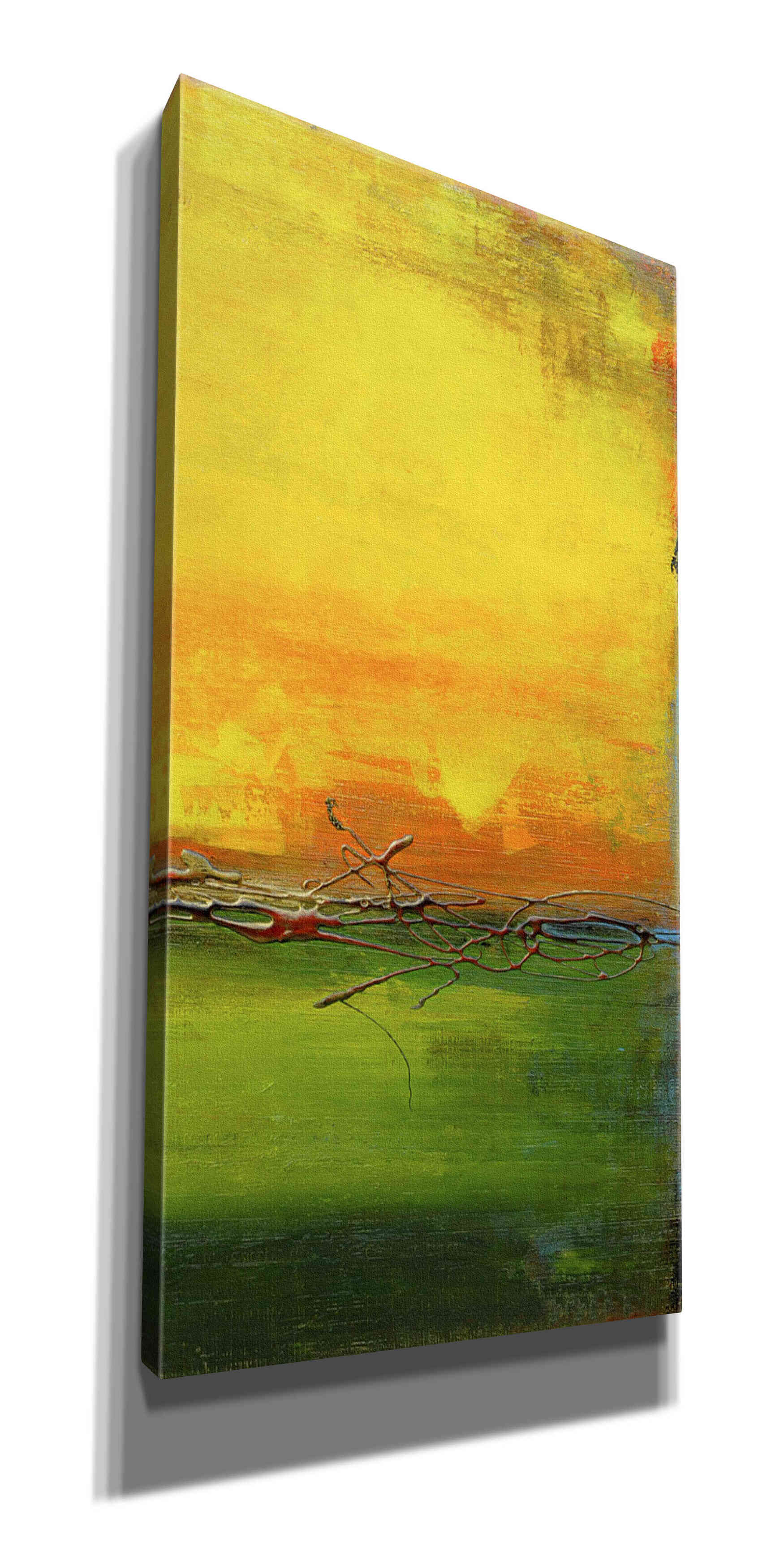 'Lime Wire II' by Erin Ashley, Giclee Canvas Wall Art