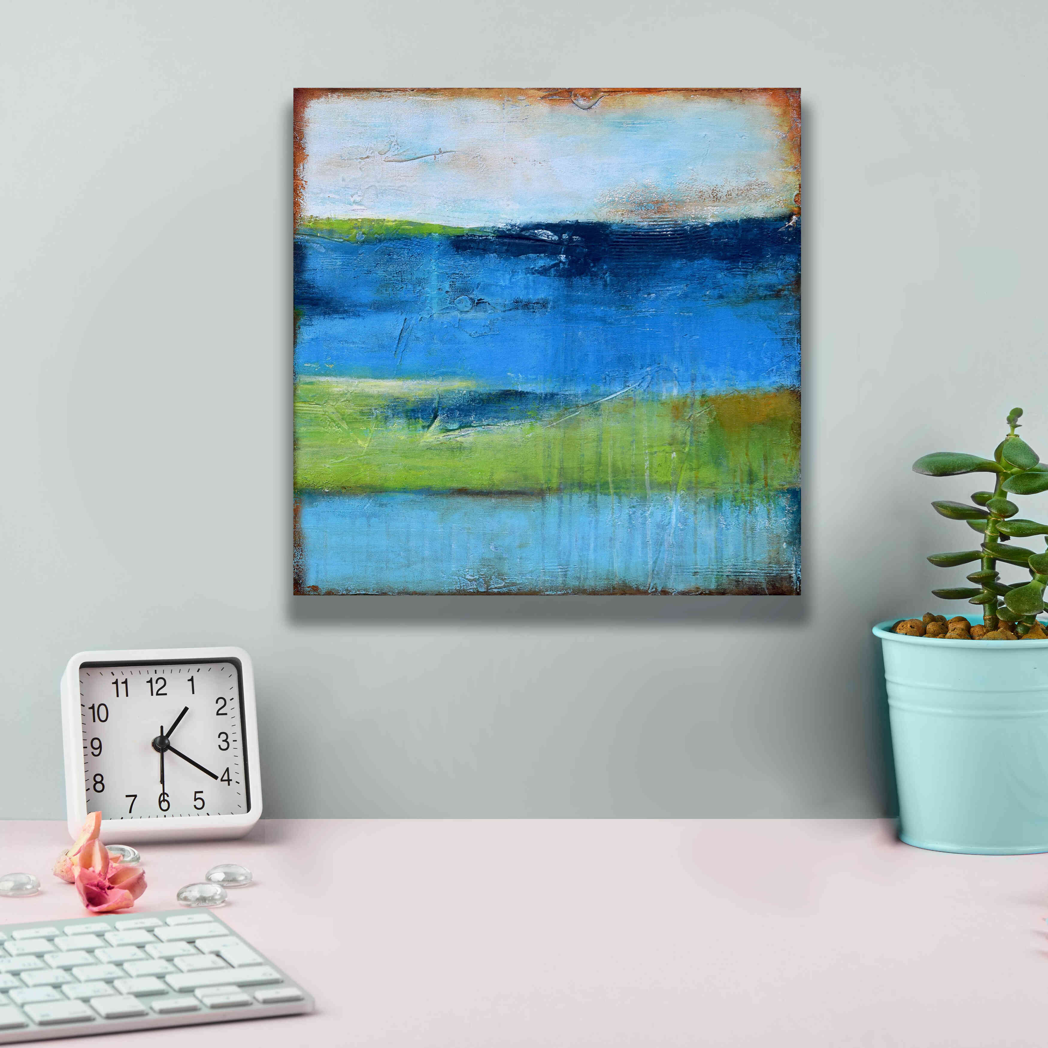 'Blue Ridge Escape II' by Erin Ashley, Giclee Canvas Wall Art,12x12