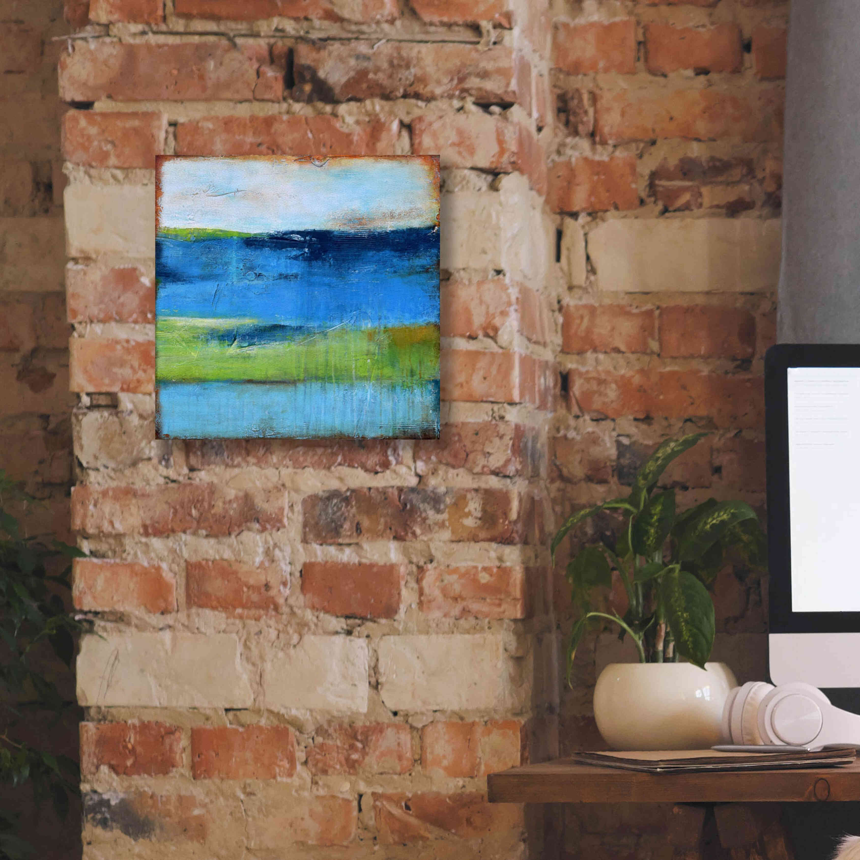 'Blue Ridge Escape II' by Erin Ashley, Giclee Canvas Wall Art,12x12