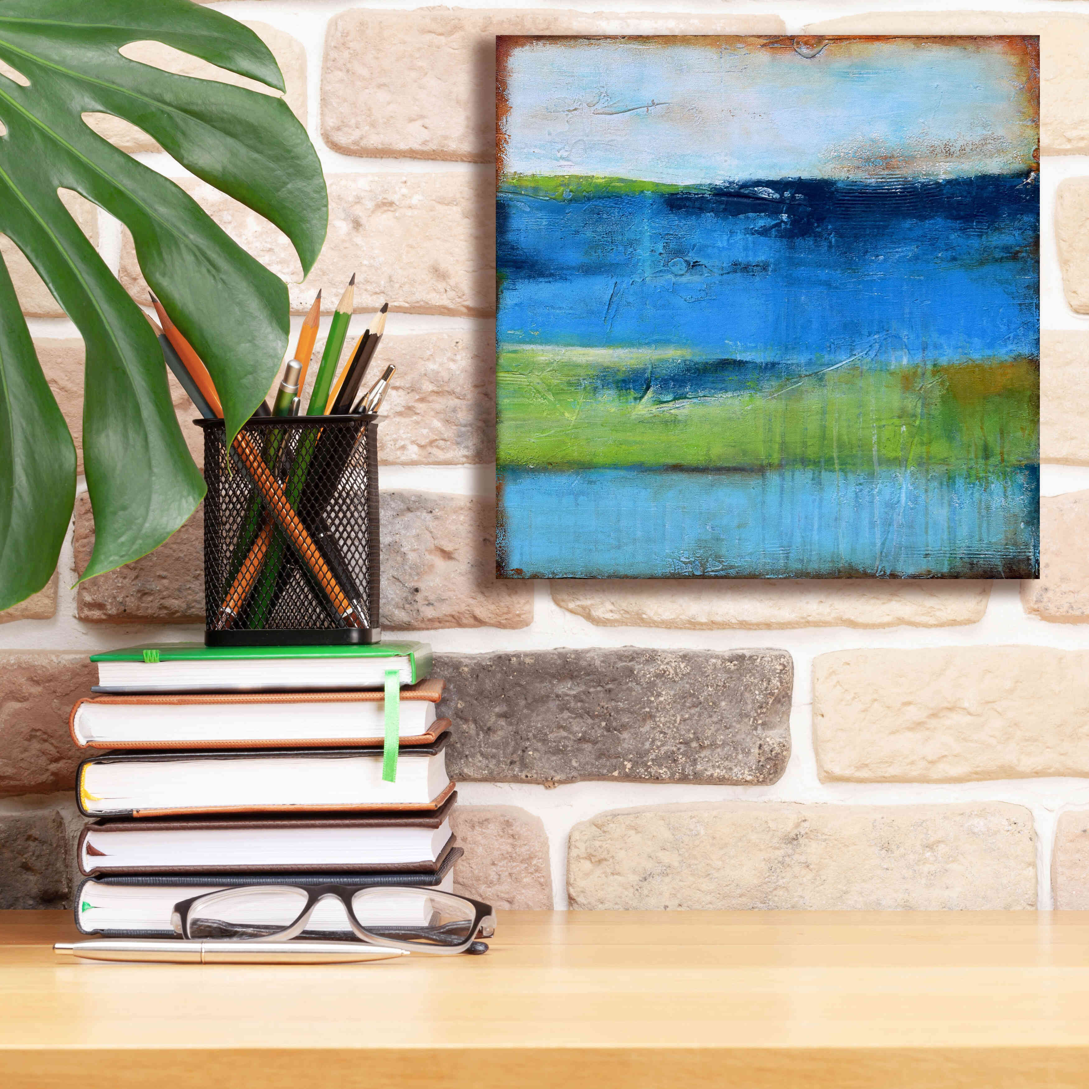 'Blue Ridge Escape II' by Erin Ashley, Giclee Canvas Wall Art,12x12