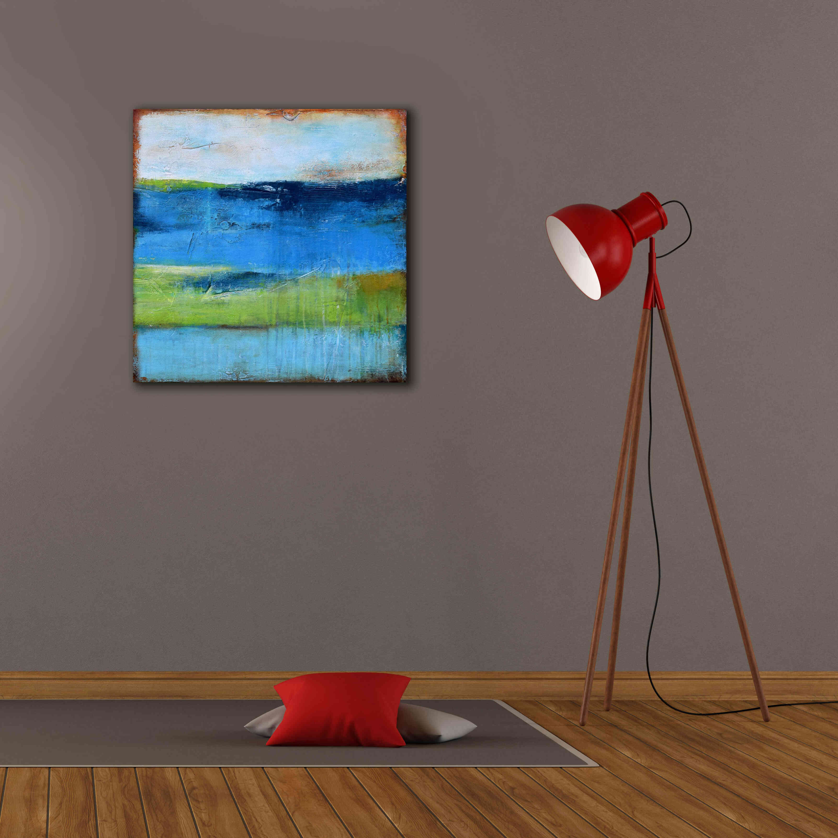 'Blue Ridge Escape II' by Erin Ashley, Giclee Canvas Wall Art,26x26