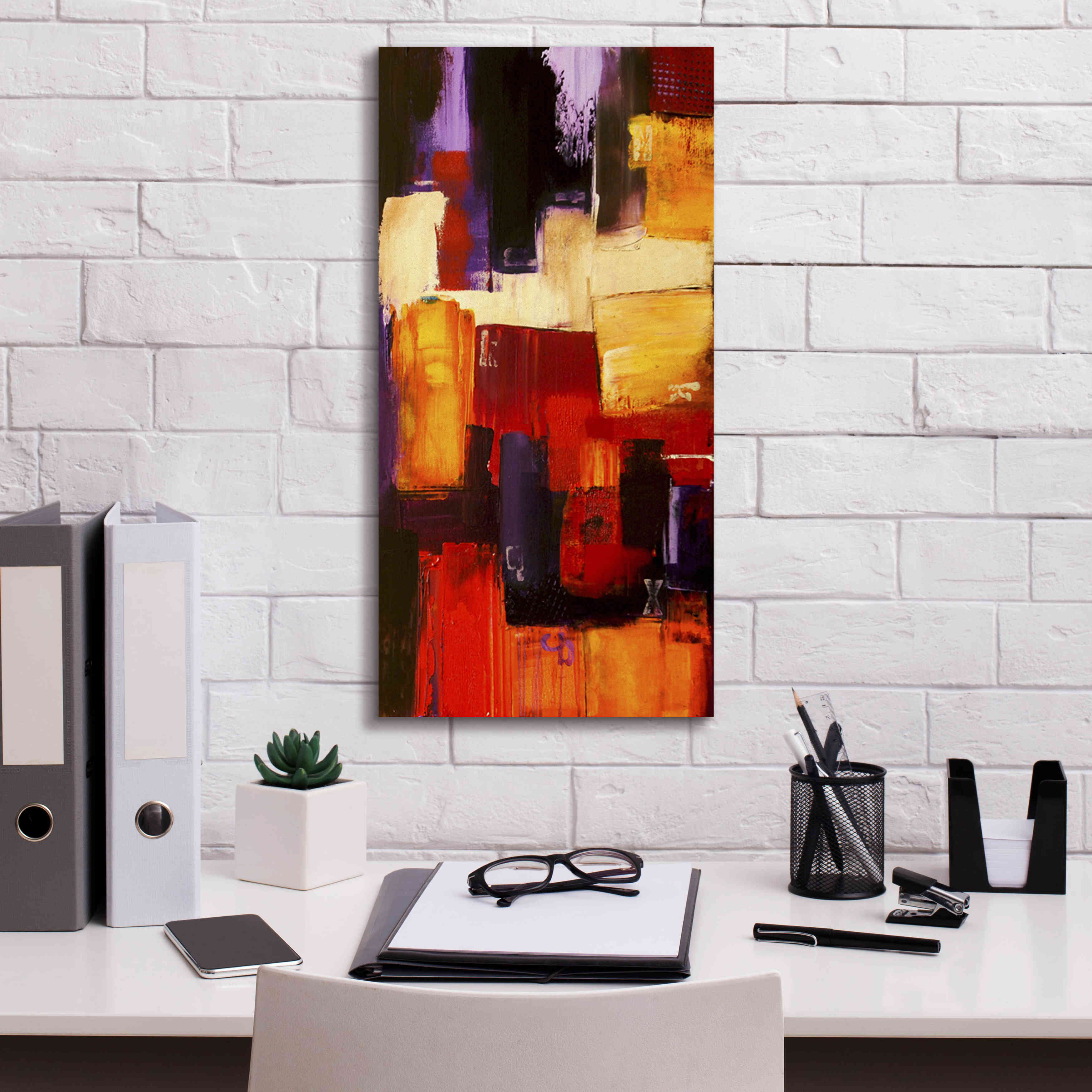 'Raspberry Beret II' by Erin Ashley, Giclee Canvas Wall Art,12x24