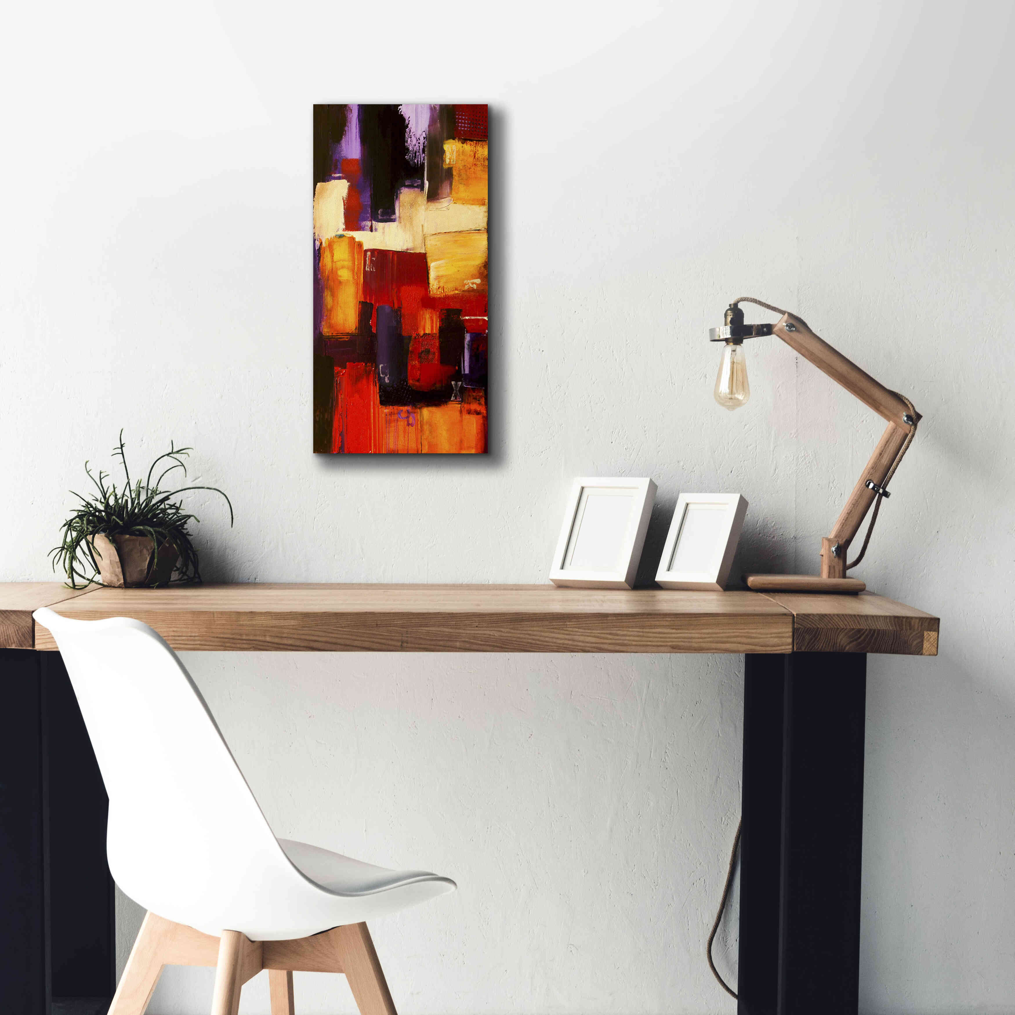'Raspberry Beret II' by Erin Ashley, Giclee Canvas Wall Art,12x24