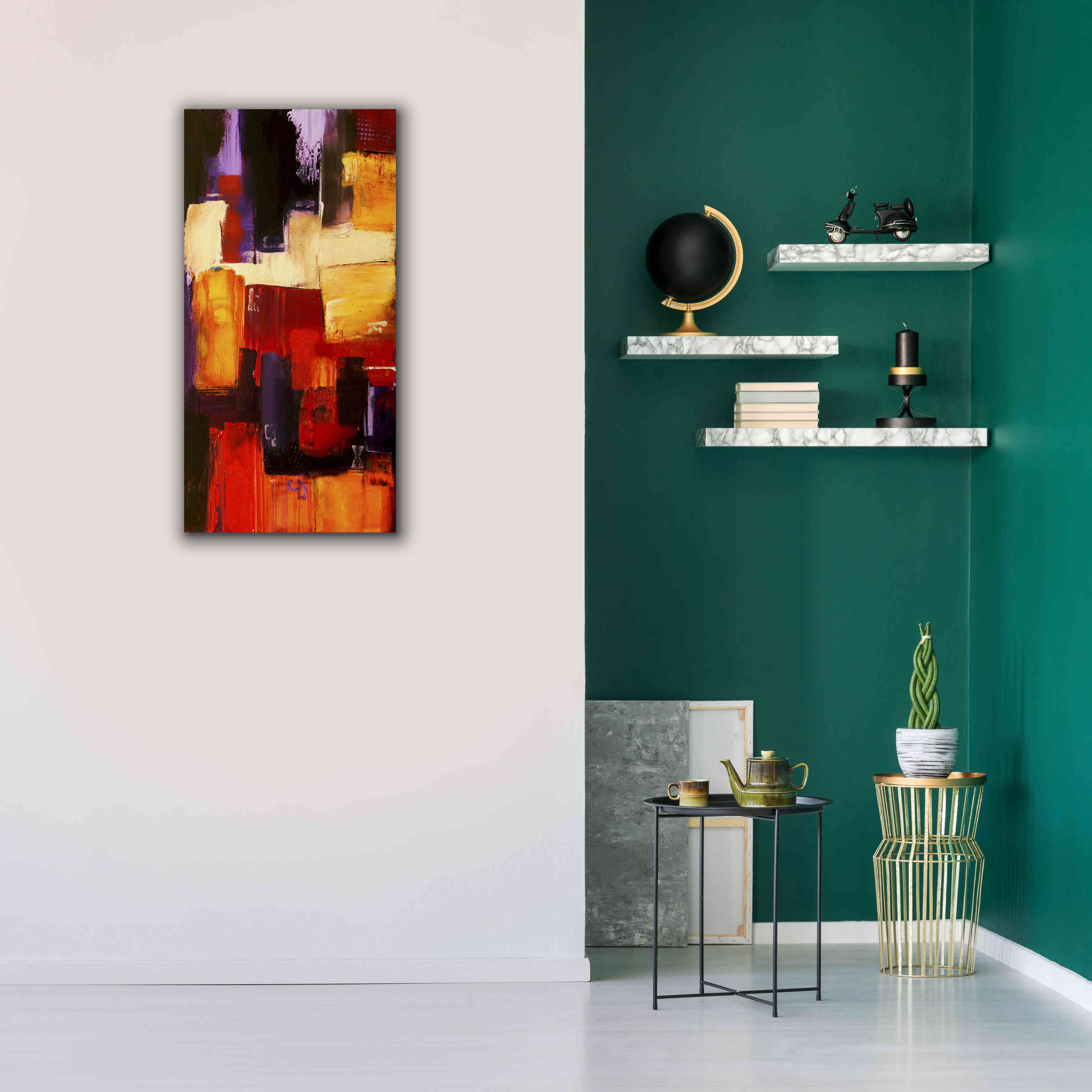 'Raspberry Beret II' by Erin Ashley, Giclee Canvas Wall Art,20x40