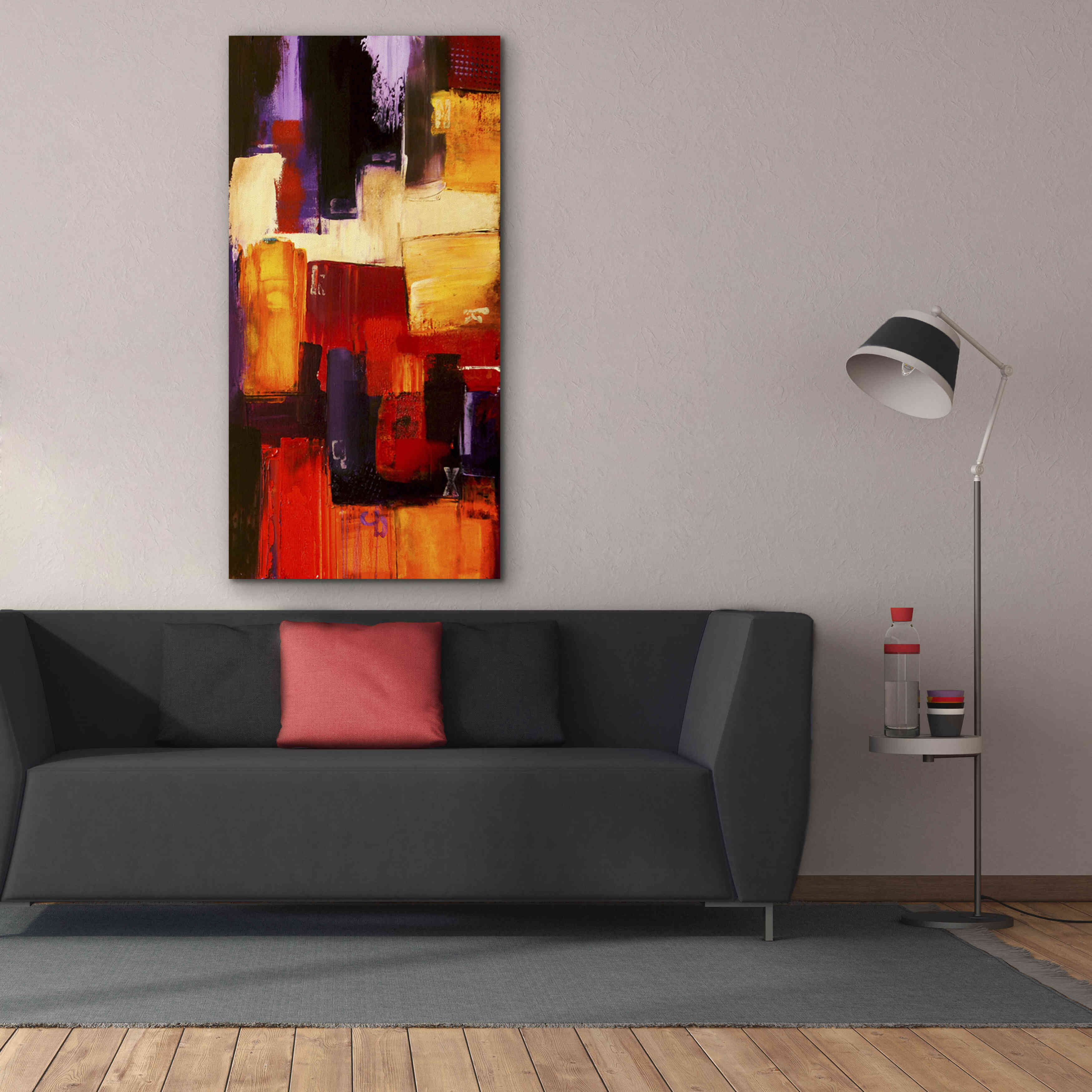 'Raspberry Beret II' by Erin Ashley, Giclee Canvas Wall Art,30x60