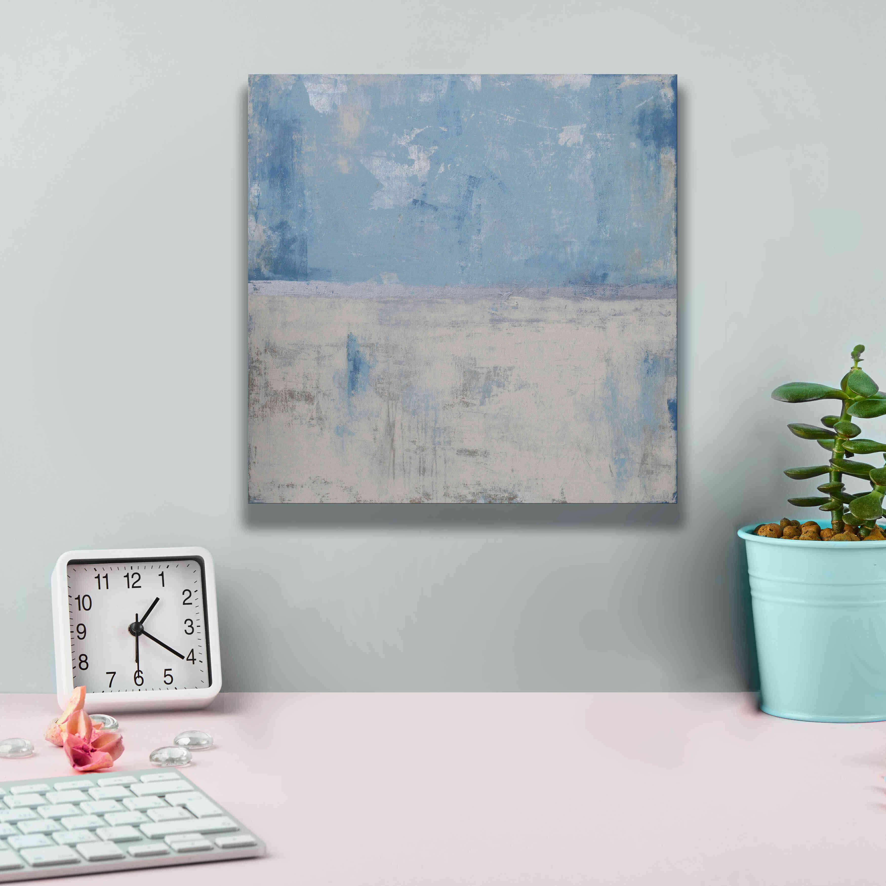 'Silver Aura' by Erin Ashley, Giclee Canvas Wall Art,12x12
