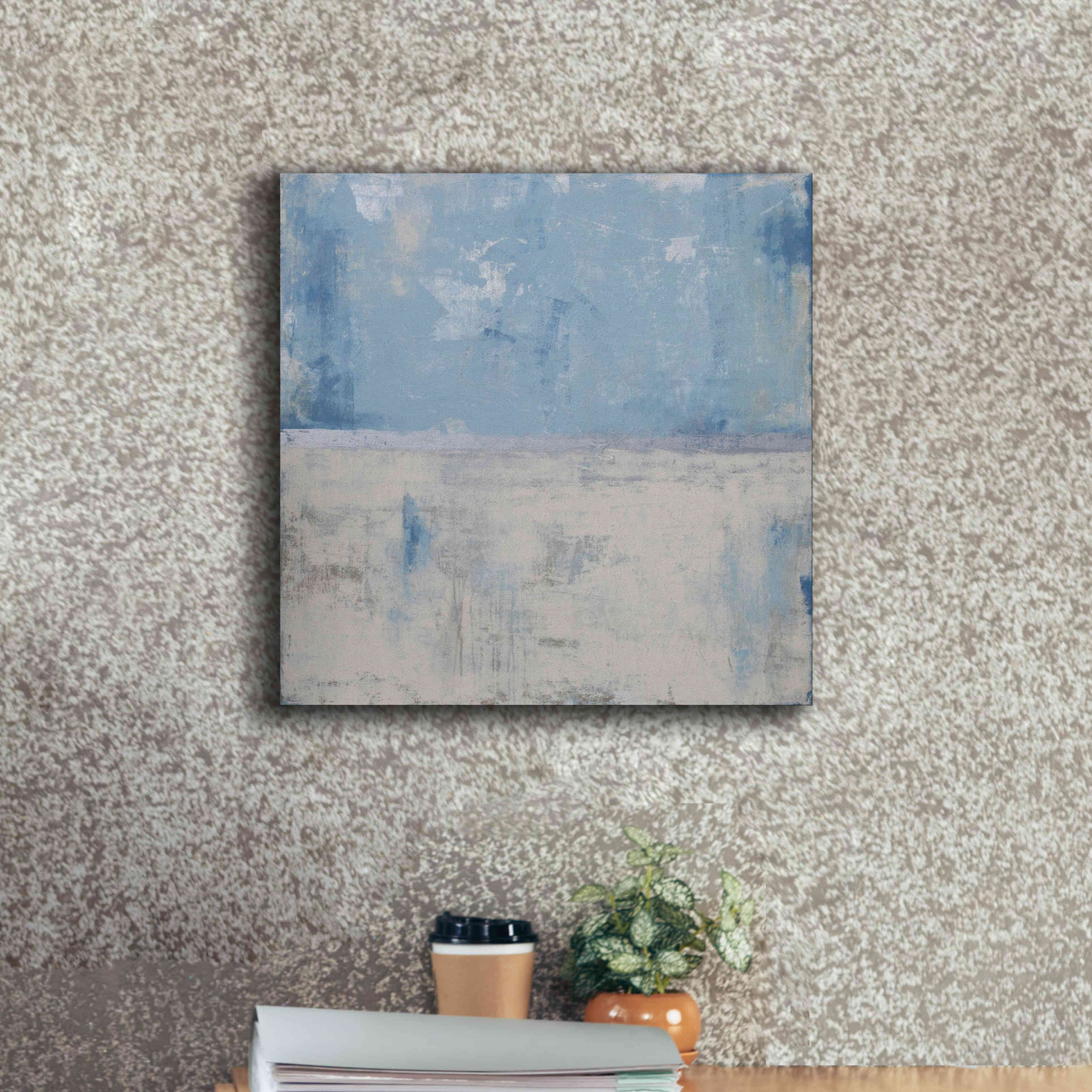 'Silver Aura' by Erin Ashley, Giclee Canvas Wall Art,18x18