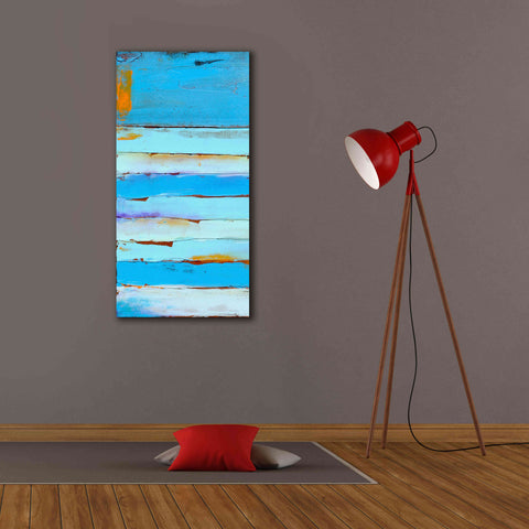 Image of 'Blue Jam I' by Erin Ashley, Giclee Canvas Wall Art,20x40