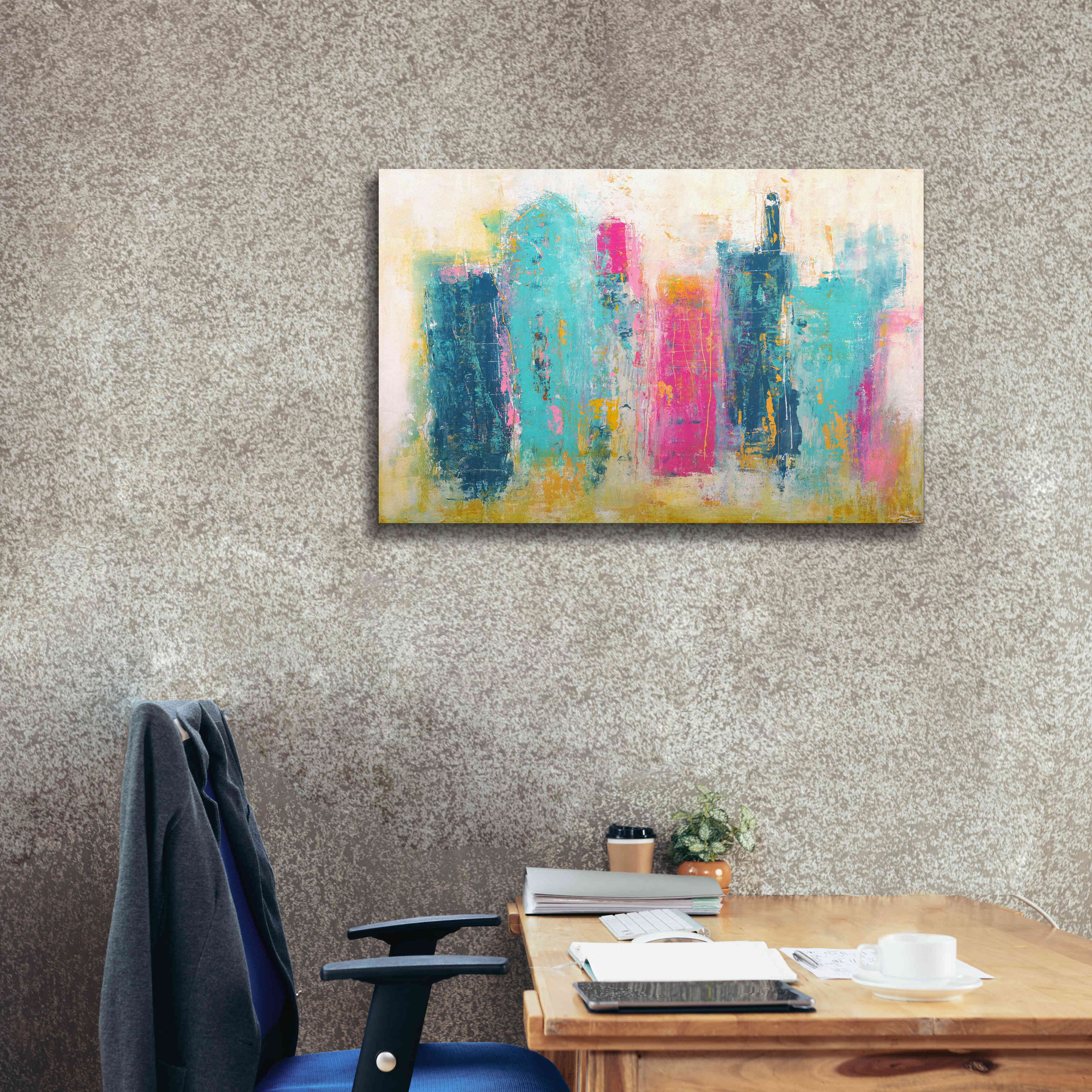 'City Dreams' by Erin Ashley, Giclee Canvas Wall Art,40x26