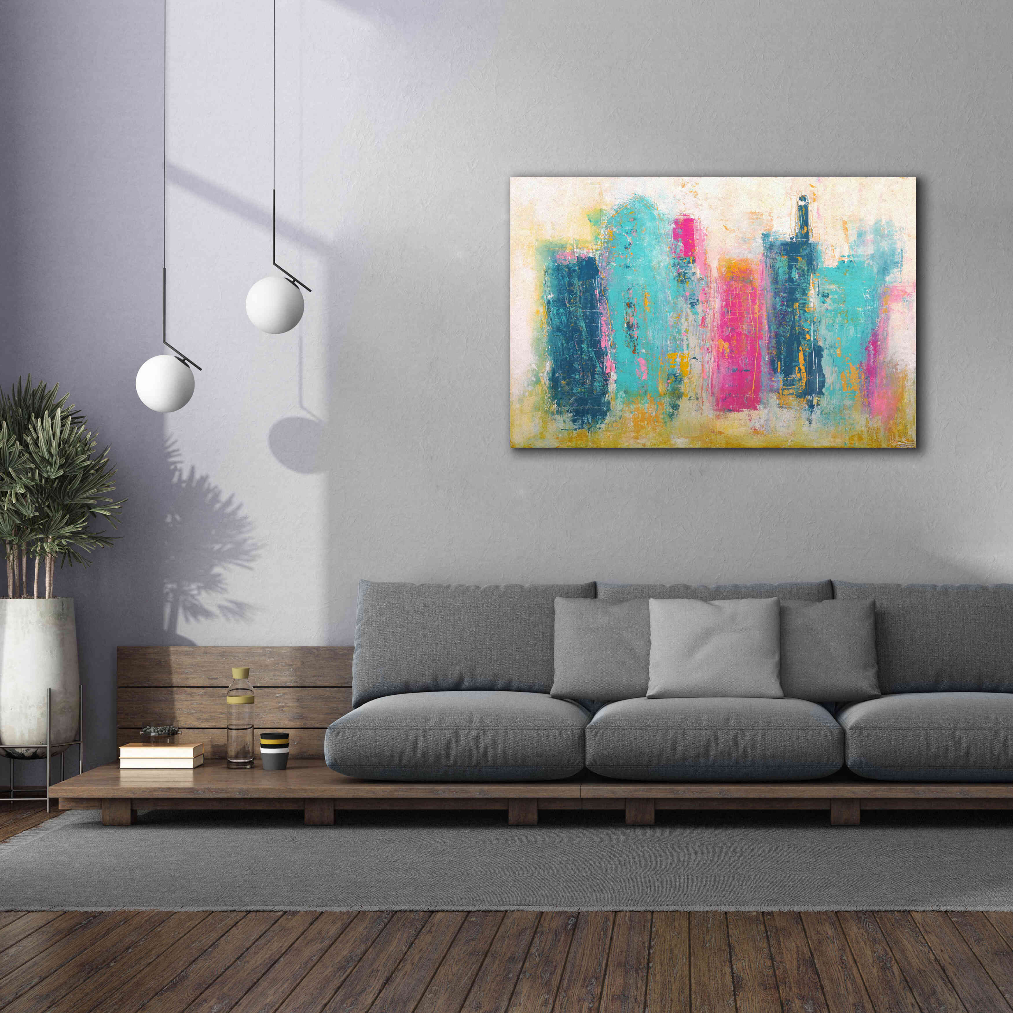 'City Dreams' by Erin Ashley, Giclee Canvas Wall Art,60x40