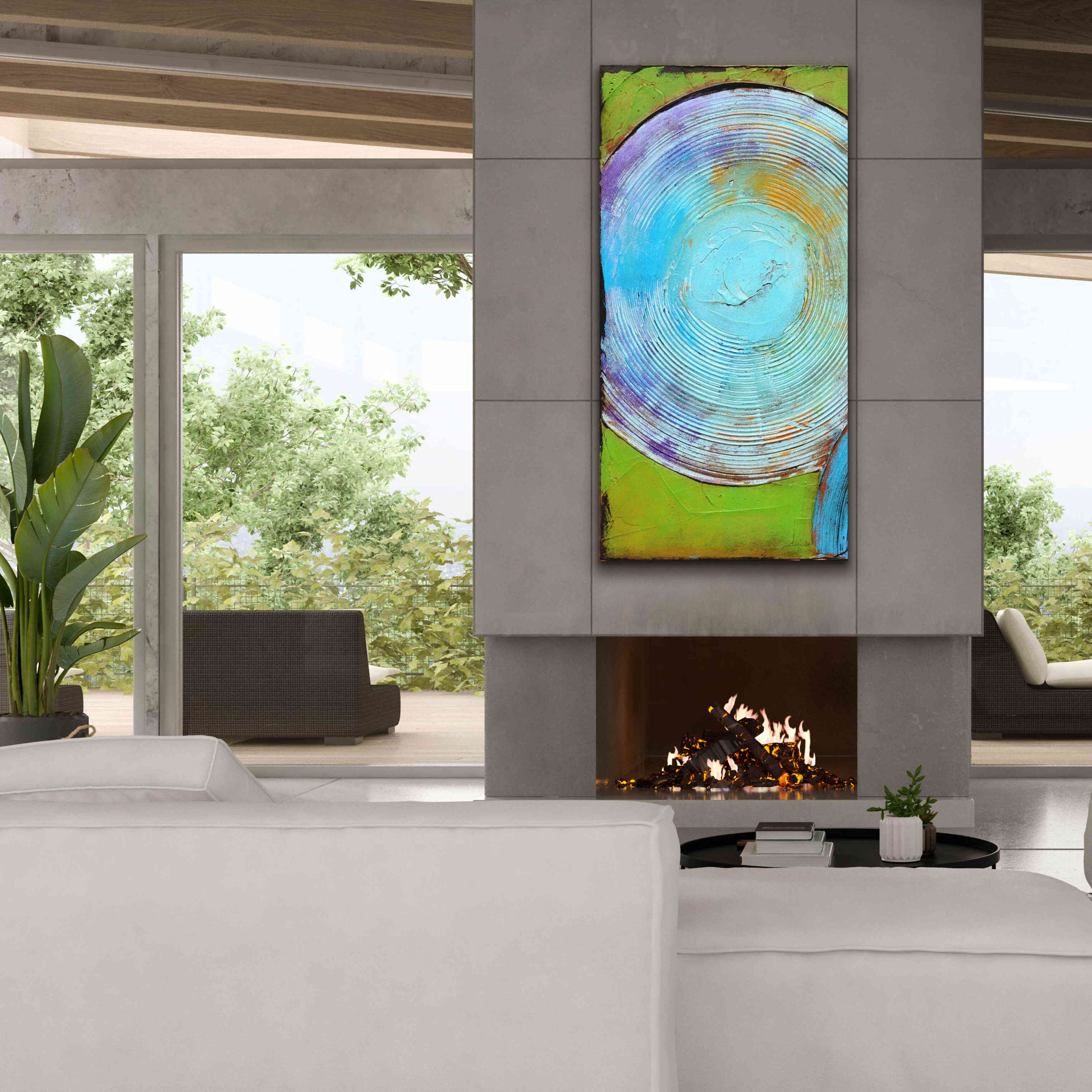 'Spring Congo I' by Erin Ashley, Giclee Canvas Wall Art,30x60
