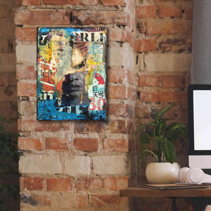 'Collage Head' by Erin Ashley, Giclee Canvas Wall Art,12x16