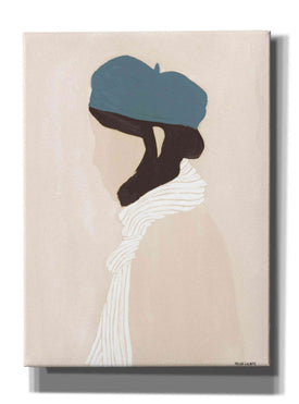 'Blue Beret' by Megan Galante, Giclee Canvas Wall Art