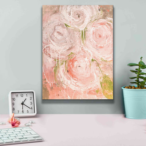 Image of 'Vintage Rose' by Erin Ashley, Giclee Canvas Wall Art,12 x 16