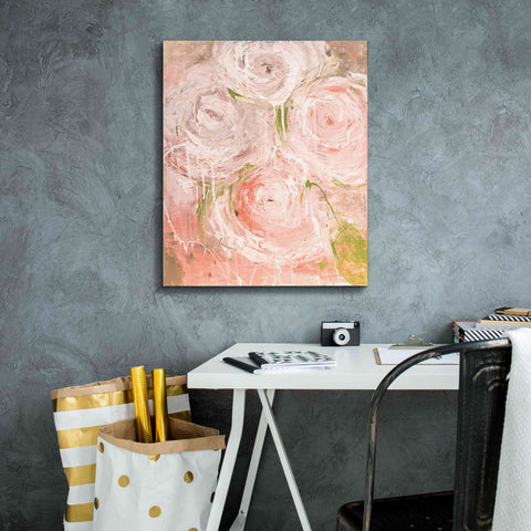 Image of 'Vintage Rose' by Erin Ashley, Giclee Canvas Wall Art,20 x 24