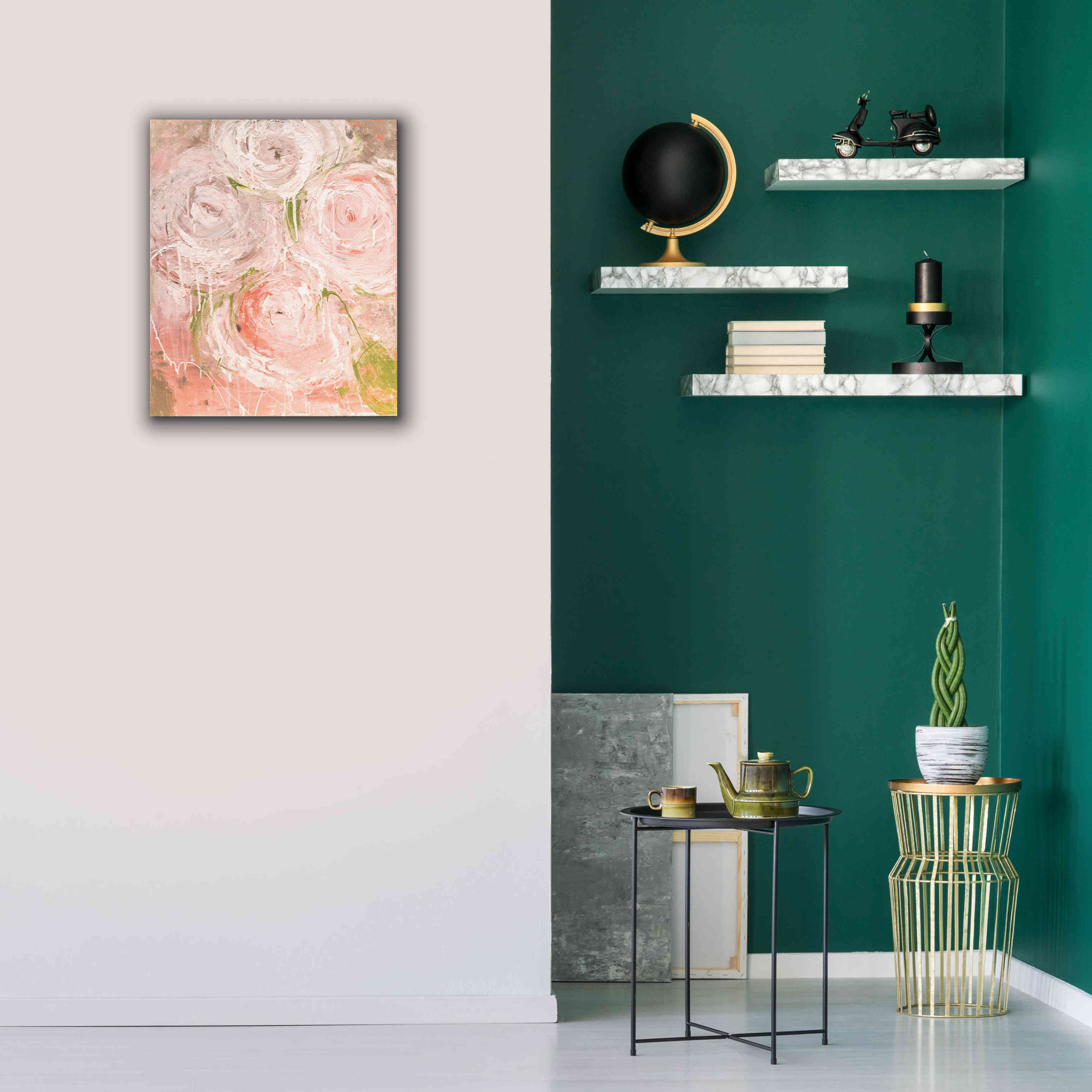 'Vintage Rose' by Erin Ashley, Giclee Canvas Wall Art,20 x 24