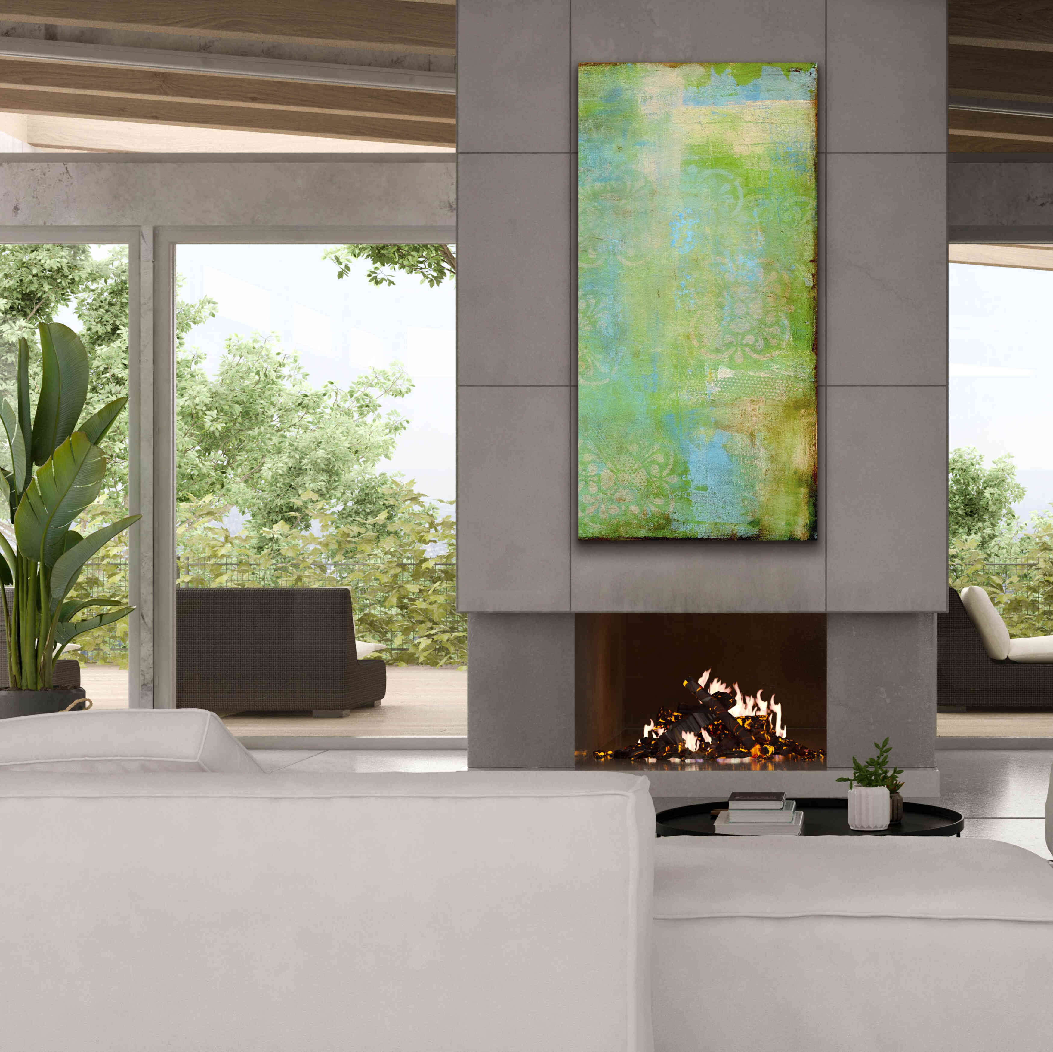'Vintage Summer I' by Erin Ashley, Giclee Canvas Wall Art,30 x 60