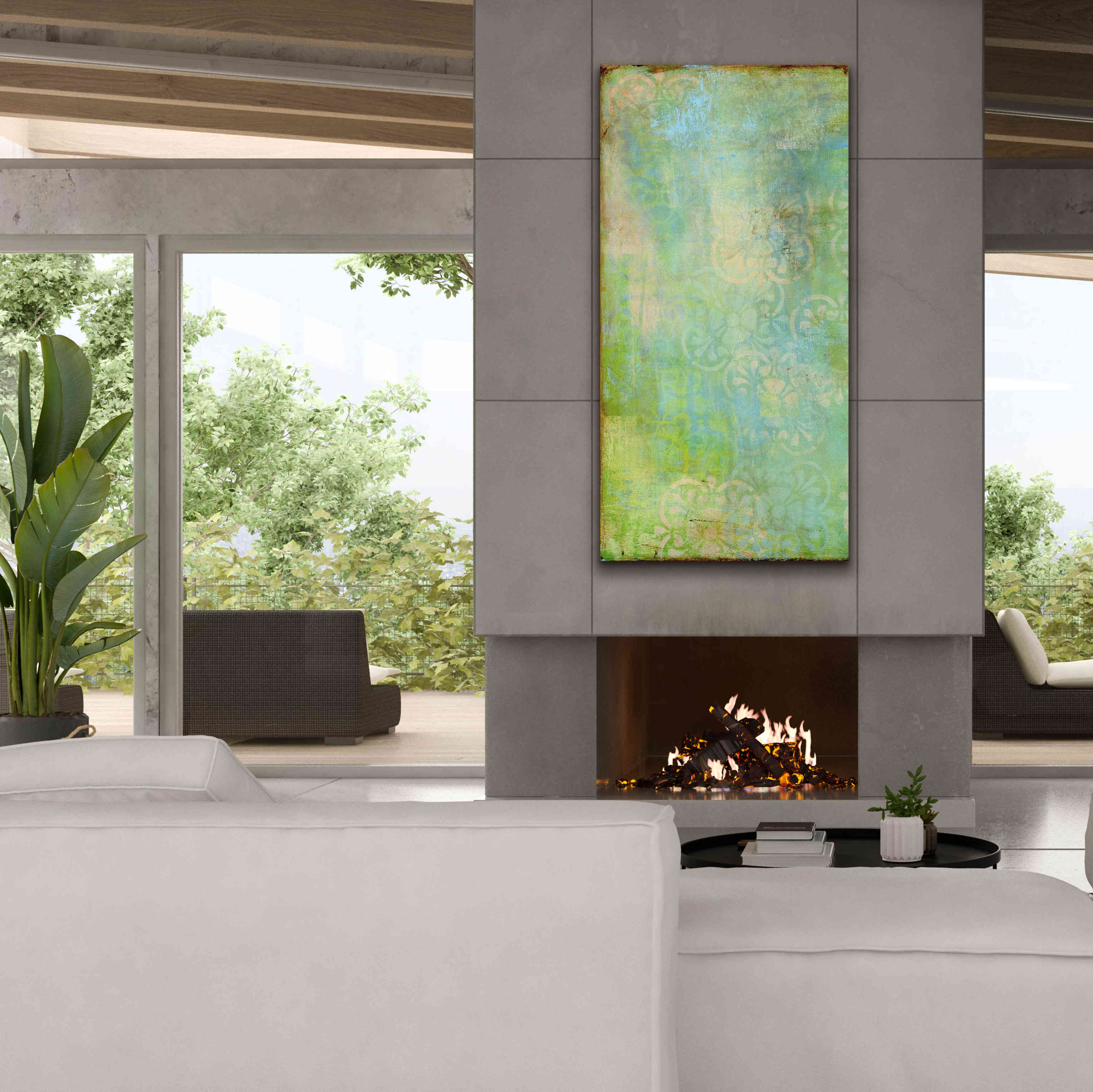 'Vintage Summer II' by Erin Ashley, Giclee Canvas Wall Art,30 x 60