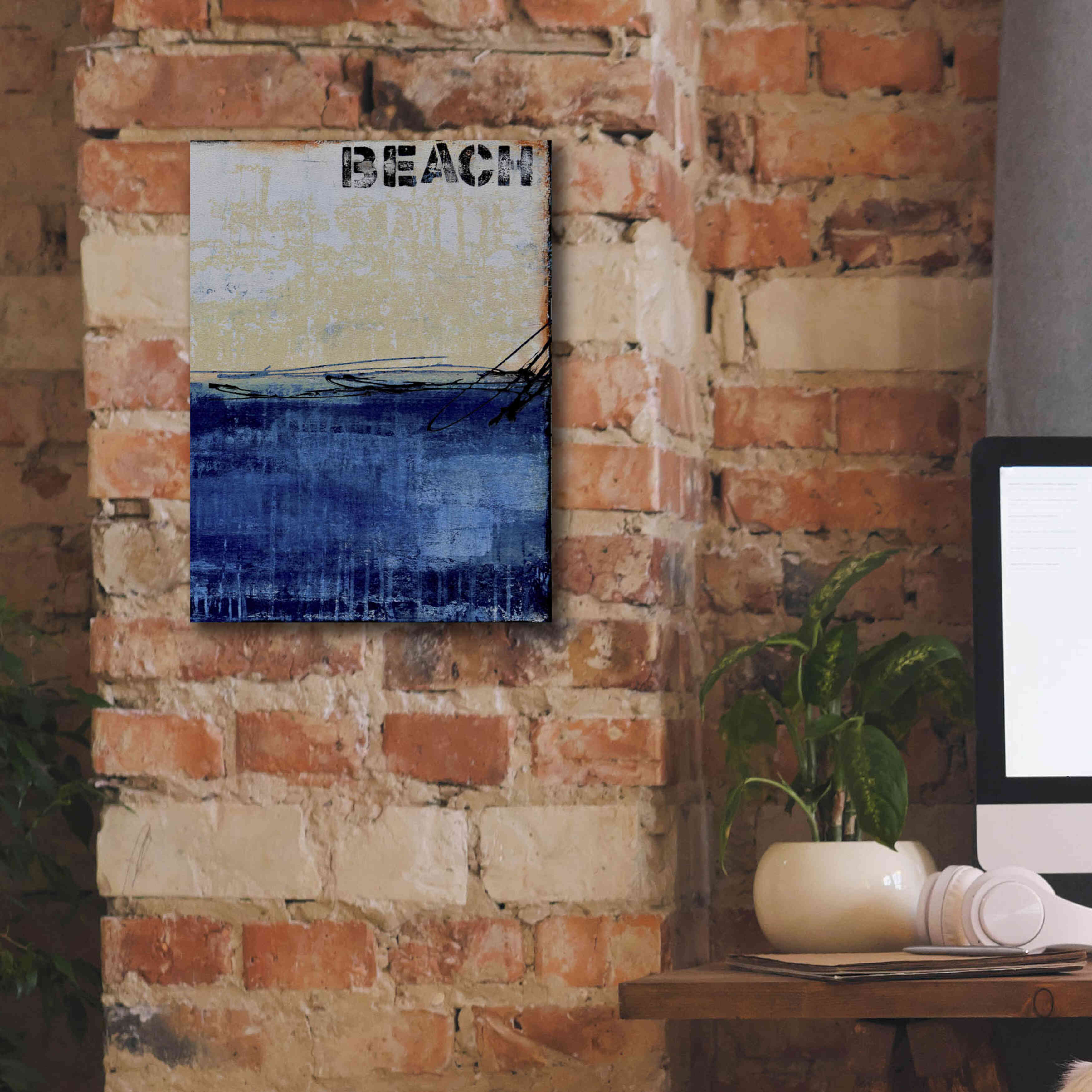 'Beach 45 II' by Erin Ashley, Giclee Canvas Wall Art,12 x 16