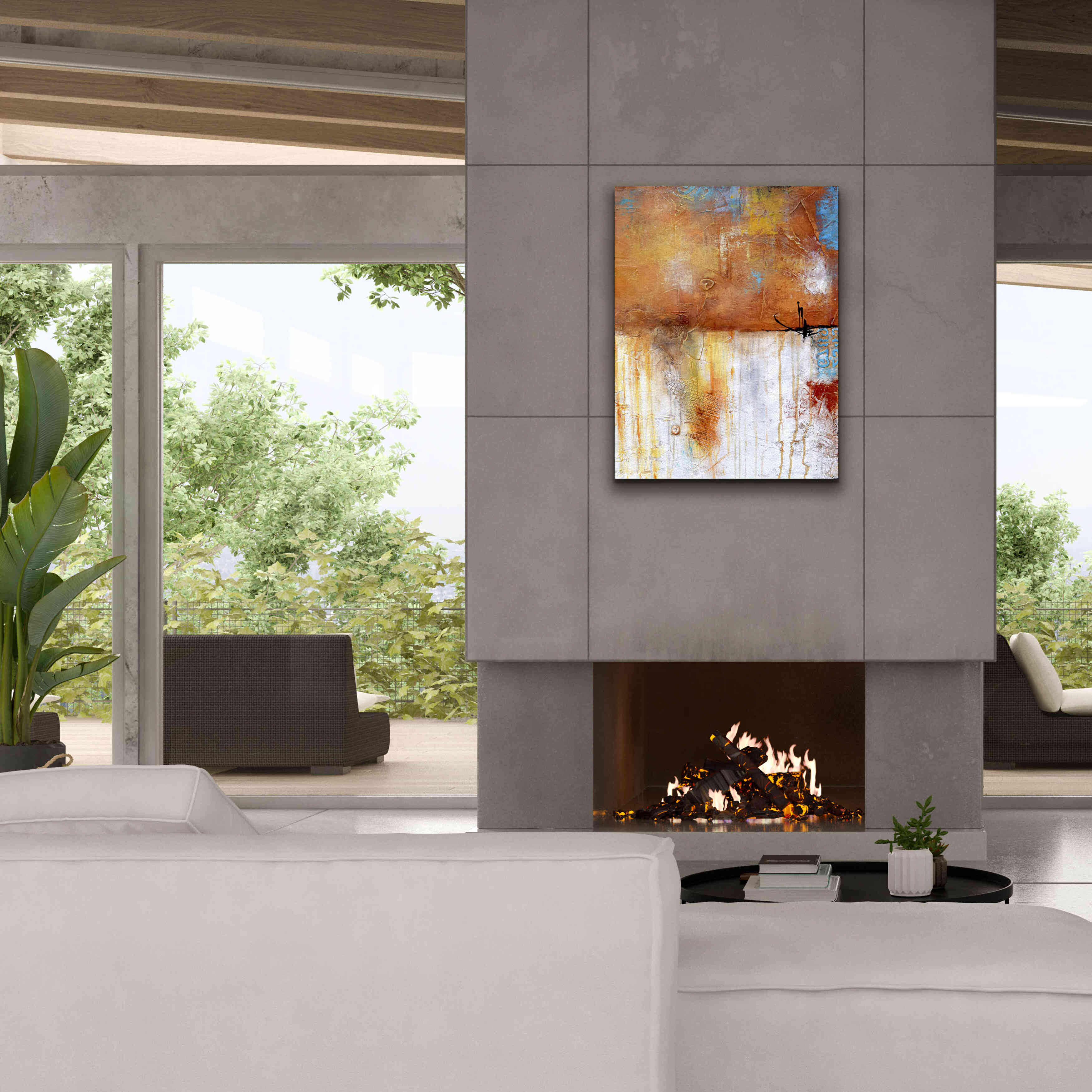 'November Rain II' by Erin Ashley, Giclee Canvas Wall Art,26 x 34