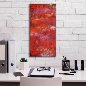 'Red Door II' by Erin Ashley, Giclee Canvas Wall Art,12 x 24