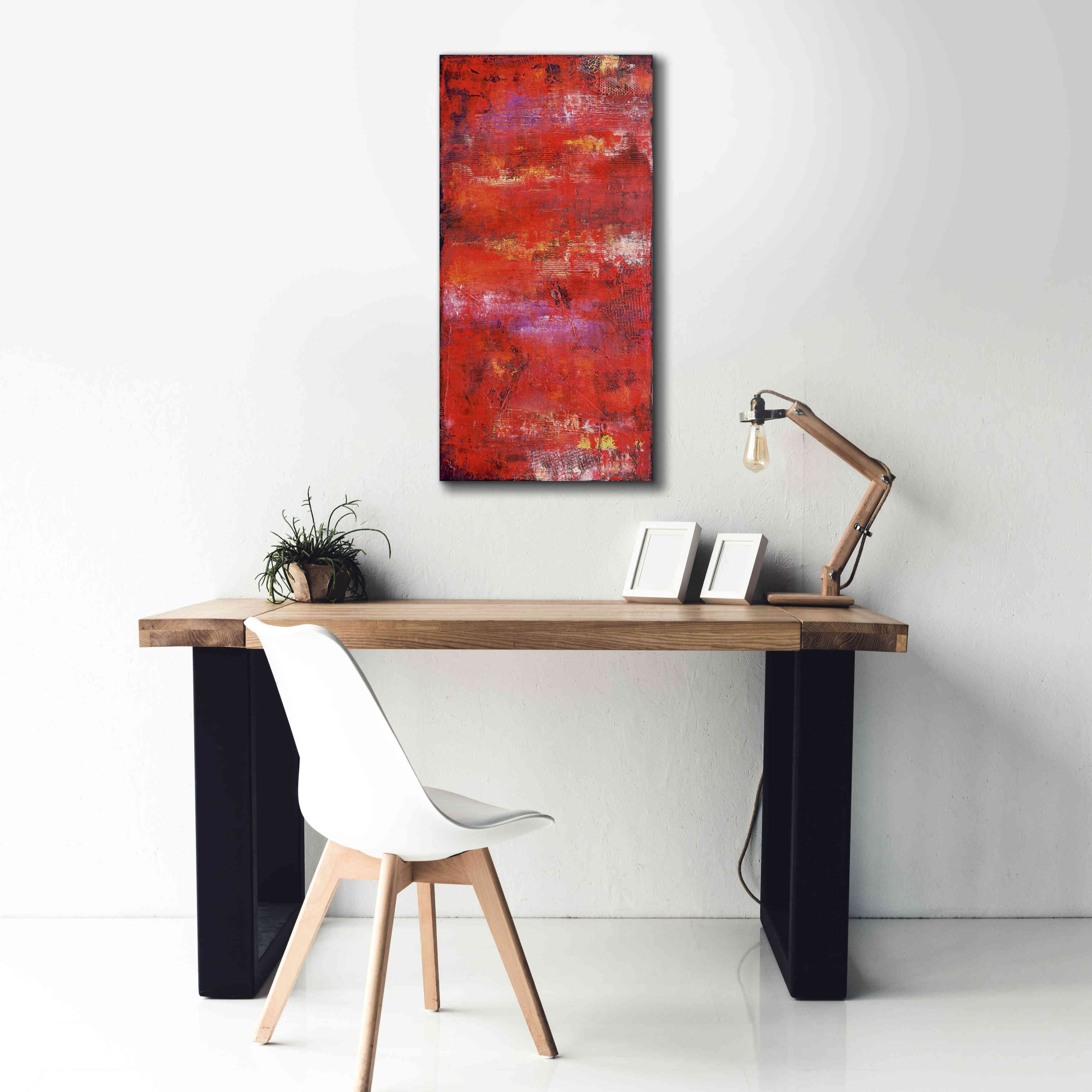 'Red Door II' by Erin Ashley, Giclee Canvas Wall Art,20 x 40