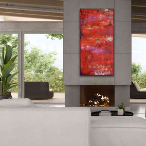 'Red Door II' by Erin Ashley, Giclee Canvas Wall Art,30 x 60