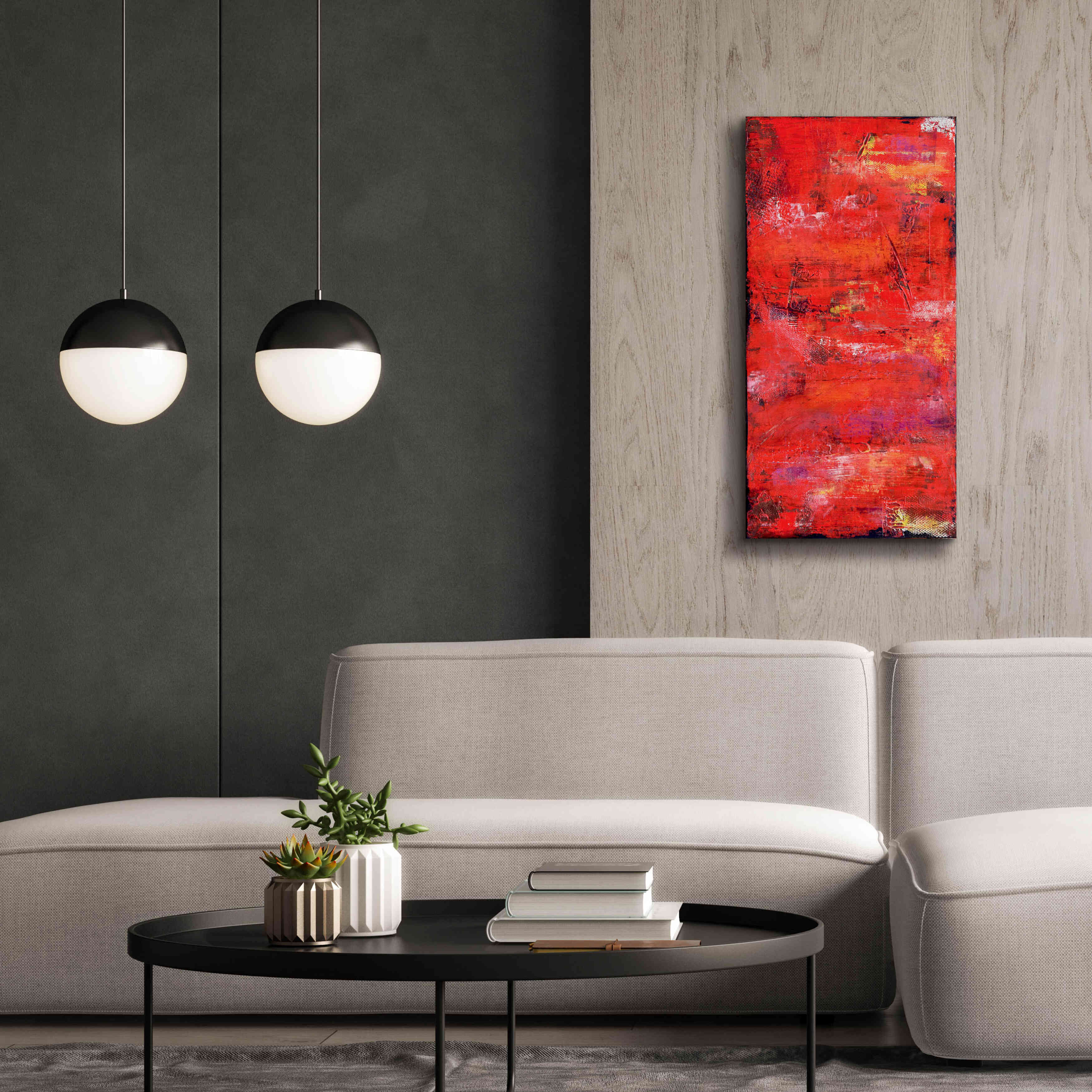 'Red Door I' by Erin Ashley, Giclee Canvas Wall Art,20 x 40