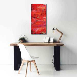 'Red Door I' by Erin Ashley, Giclee Canvas Wall Art,20 x 40