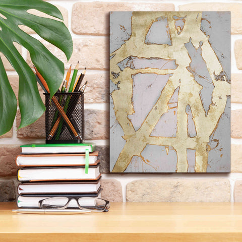 Image of 'Ace of Spades in Gold I' by Erin Ashley, Giclee Canvas Wall Art,12 x 16
