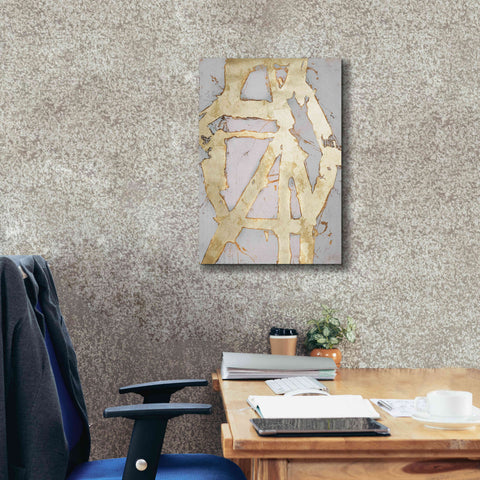 Image of 'Ace of Spades in Gold I' by Erin Ashley, Giclee Canvas Wall Art,18 x 26