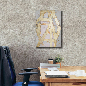 'Ace of Spades in Gold I' by Erin Ashley, Giclee Canvas Wall Art,18 x 26